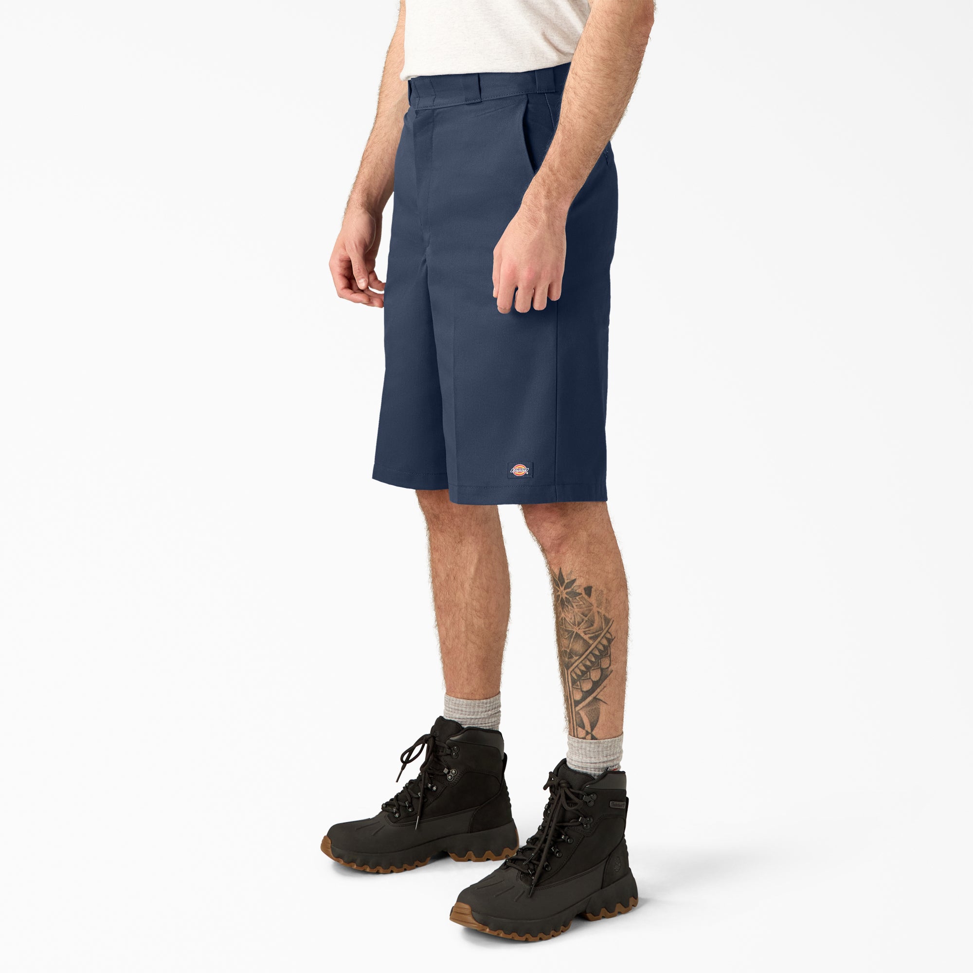 Loose Fit Flat Front Work Shorts. 13 - Image 3