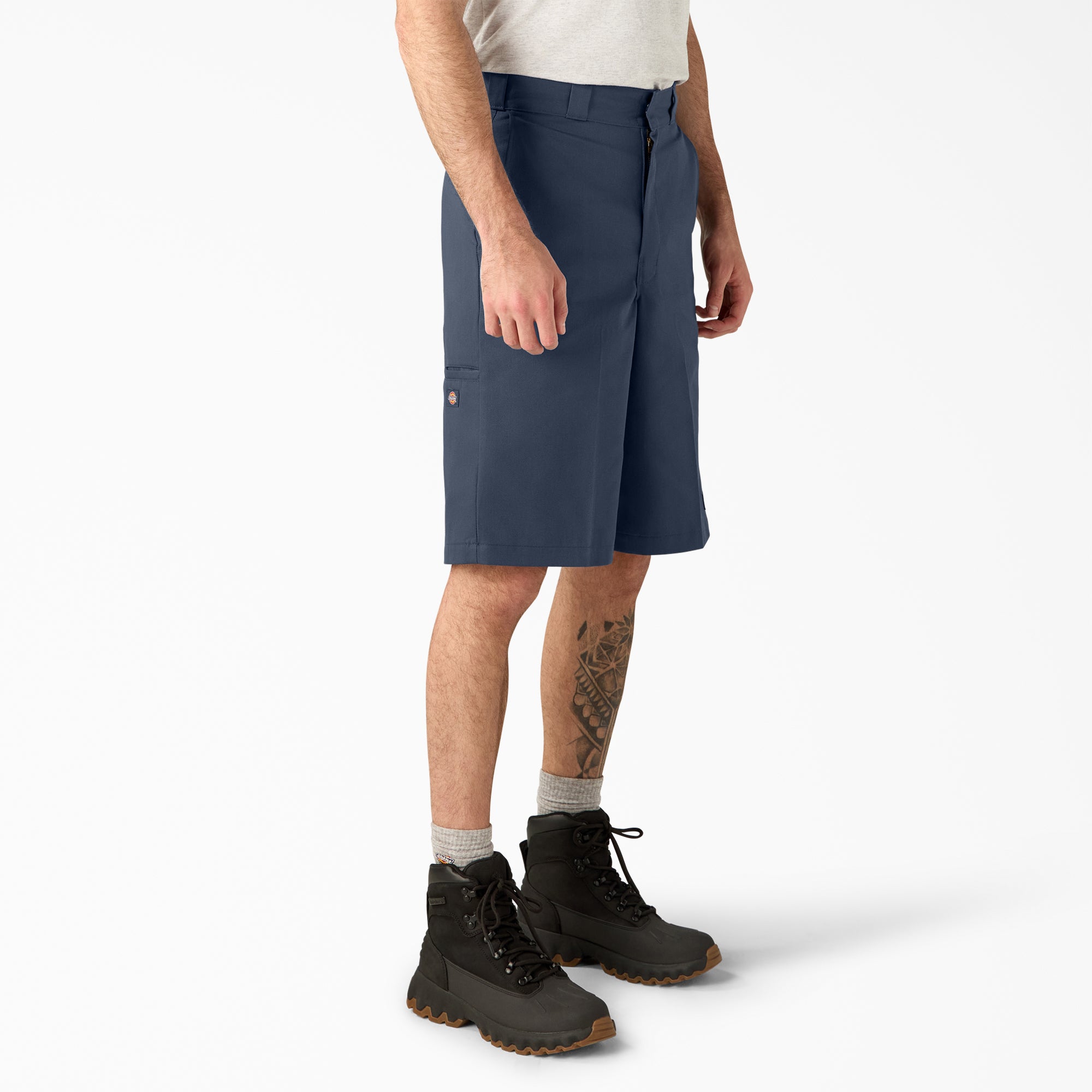 Loose Fit Flat Front Work Shorts. 13 - Image 4