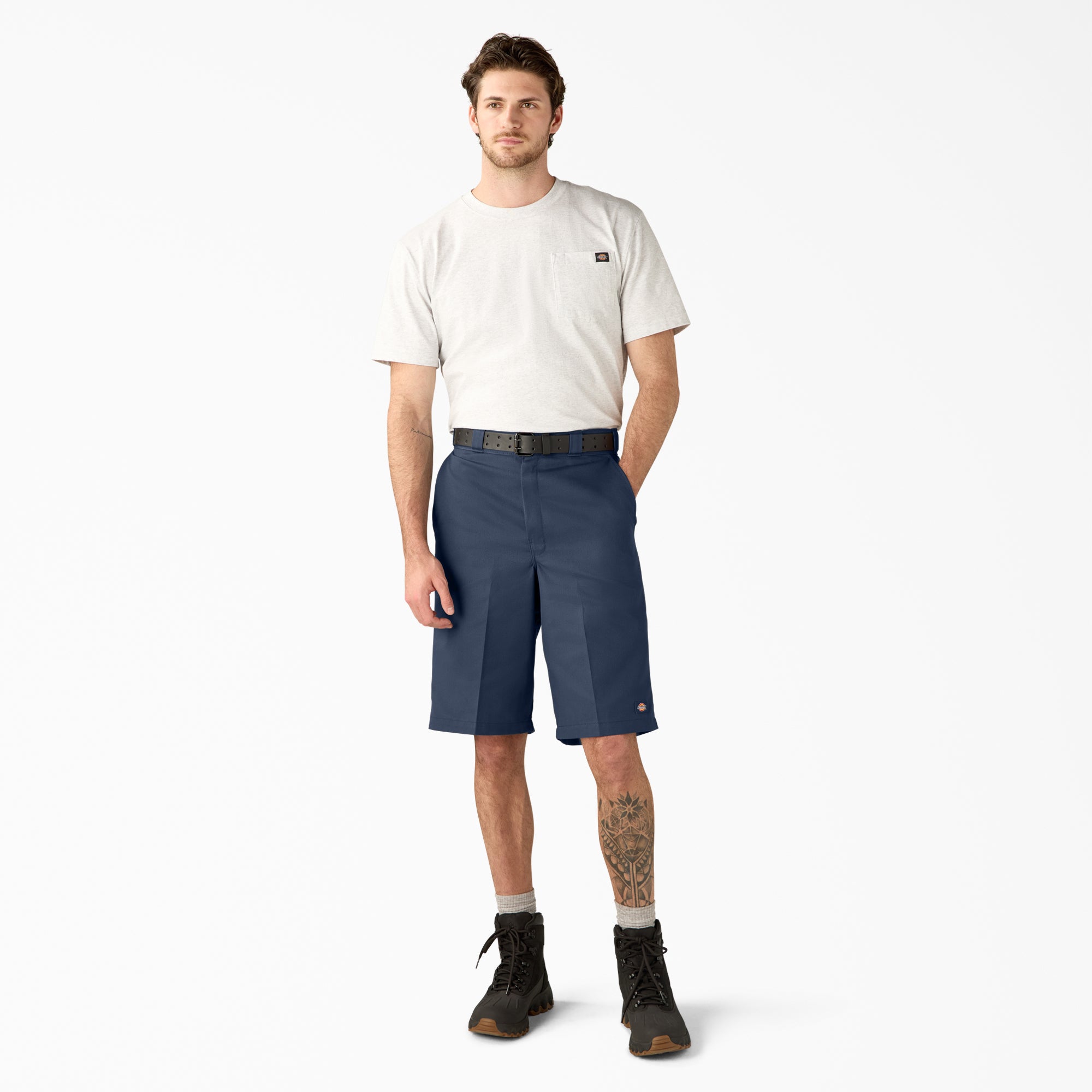Loose Fit Flat Front Work Shorts. 13 - Image 5