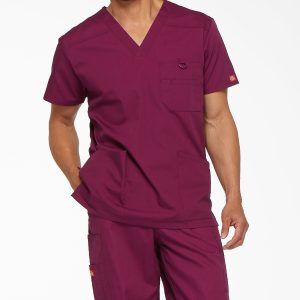 Men's EDS Signature V-Neck Scrub Top