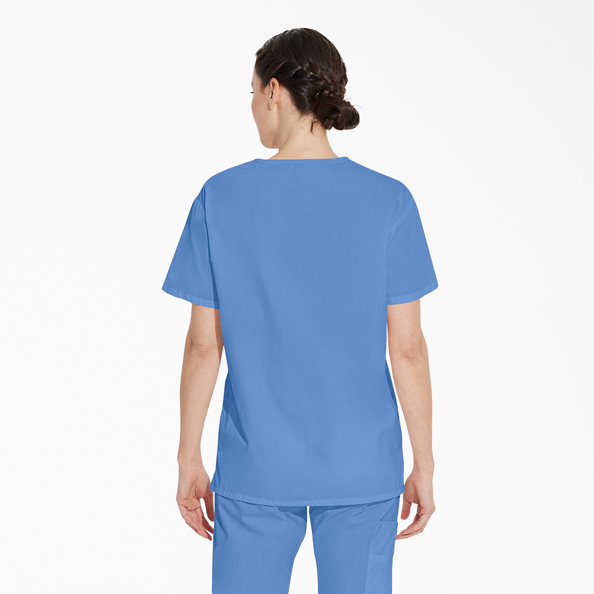Unisex EDS Signature V-Neck Scrub Top - Image 2