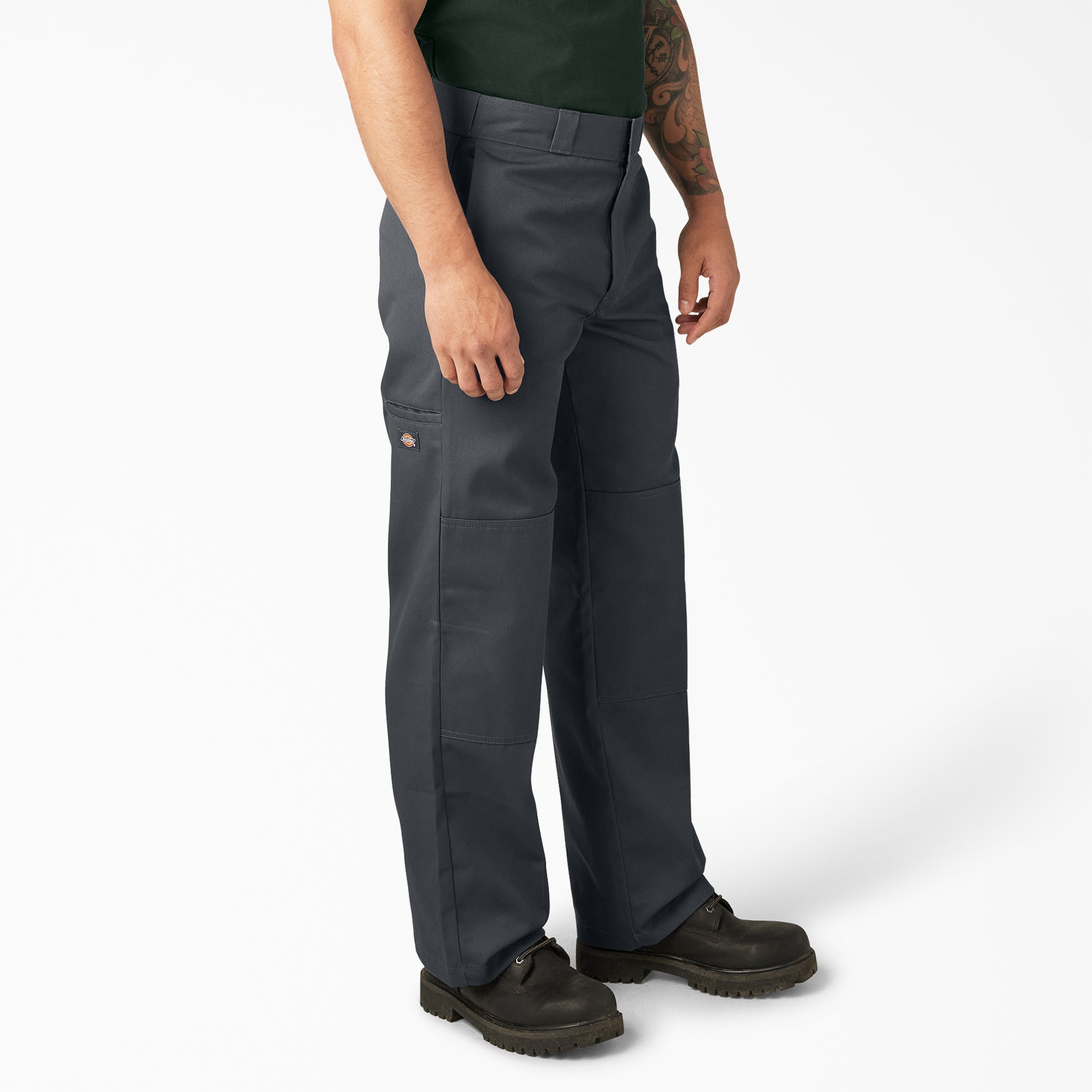 Loose Fit Double Knee Work Pants - Image 4