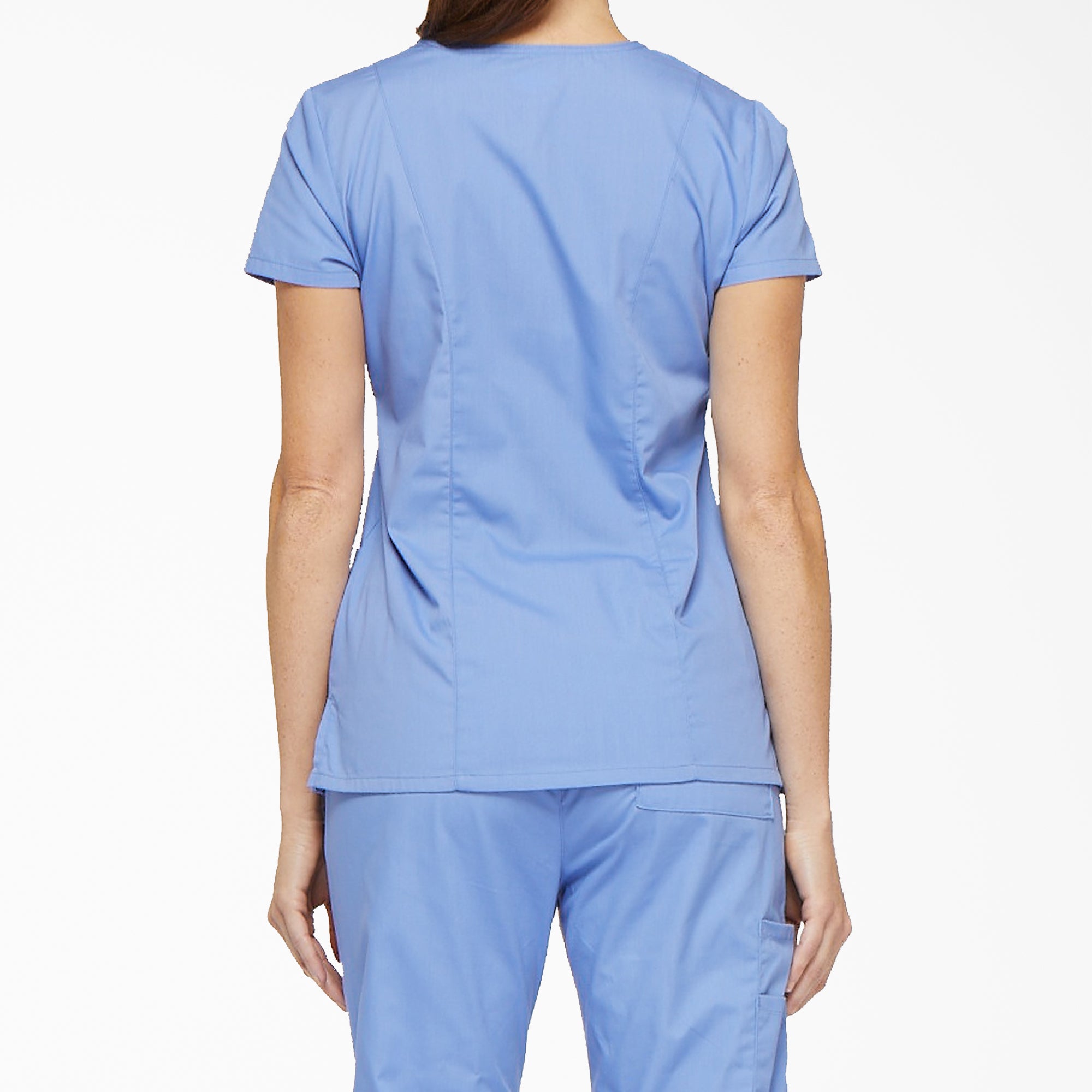 Women's EDS Signature V-Neck Scrub Top - Image 2