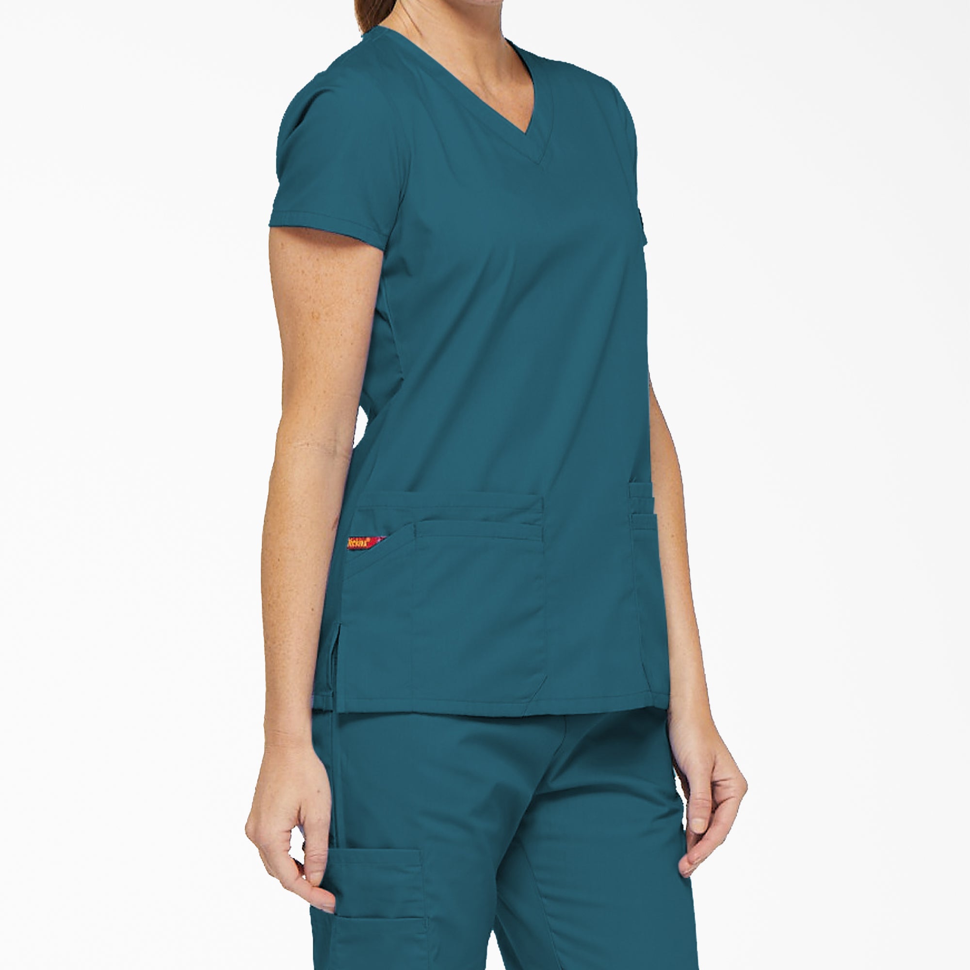 Women's EDS Signature V-Neck Scrub Top - Image 4