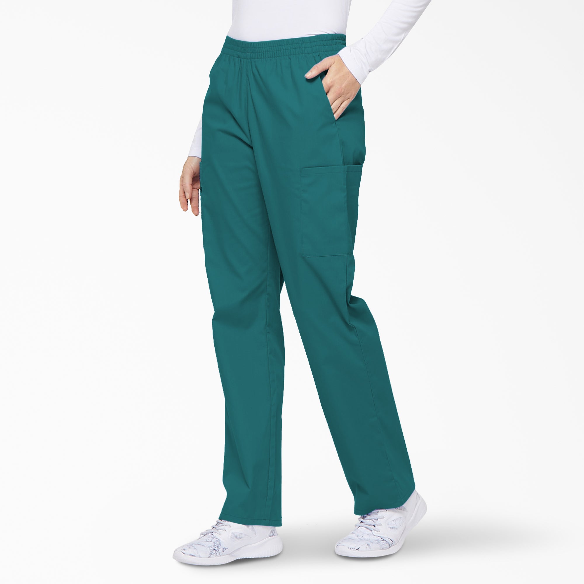 Women's EDS Signature Cargo Scrub Pants - Image 3