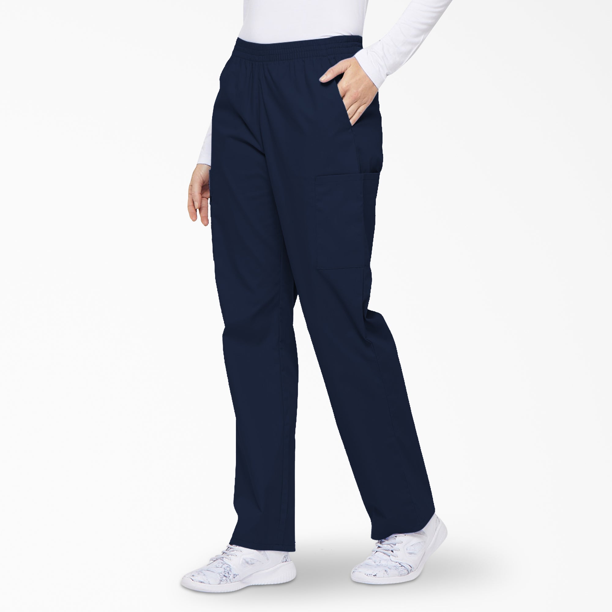 Women's EDS Signature Cargo Scrub Pants - Image 3