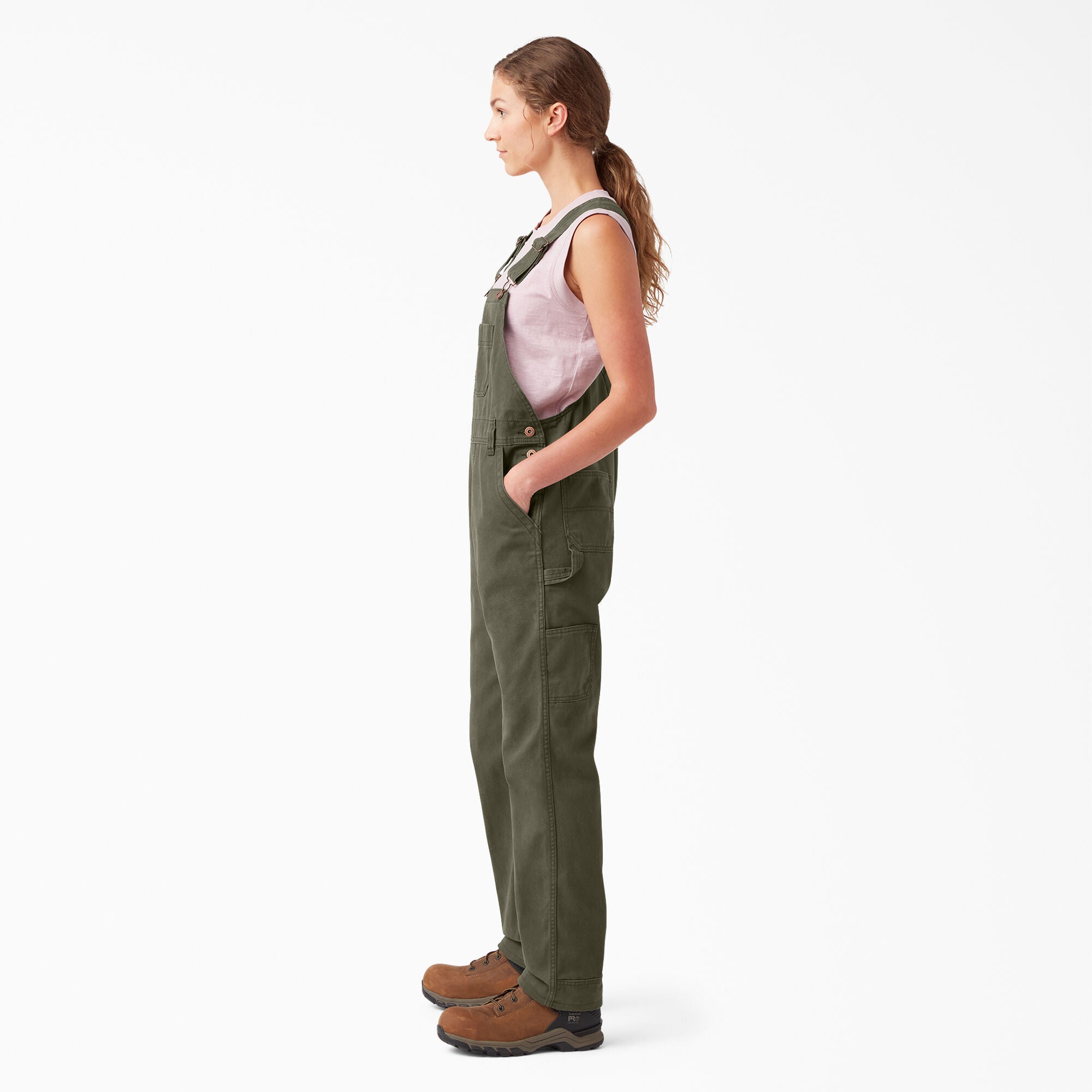 Women's Relaxed Fit Bib Overalls - Image 3