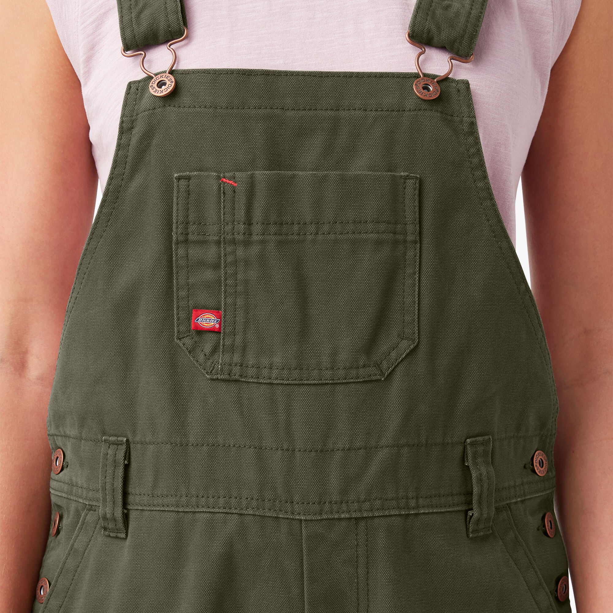 Women's Relaxed Fit Bib Overalls - Image 7