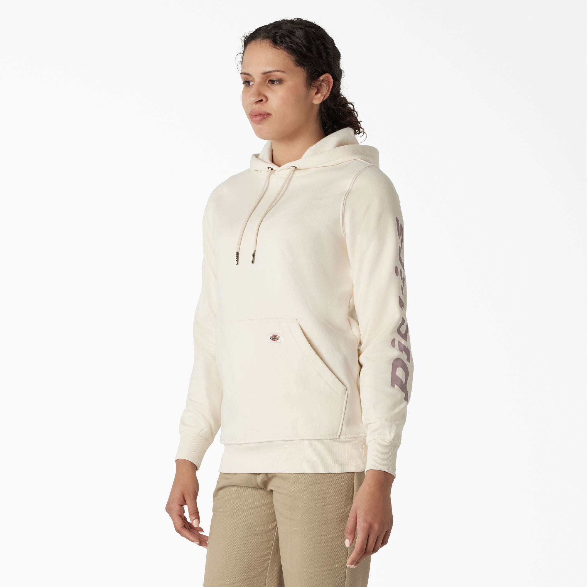 Women's Water Repellent Sleeve Logo Hoodie - Image 3