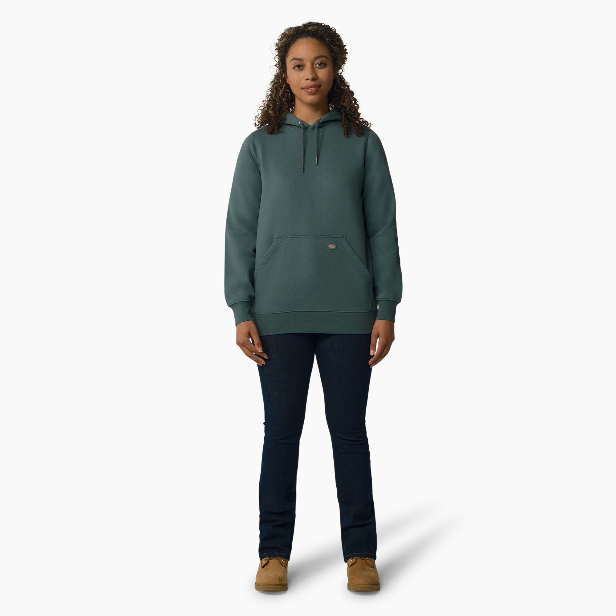 Women's Water Repellent Sleeve Logo Hoodie - Image 4