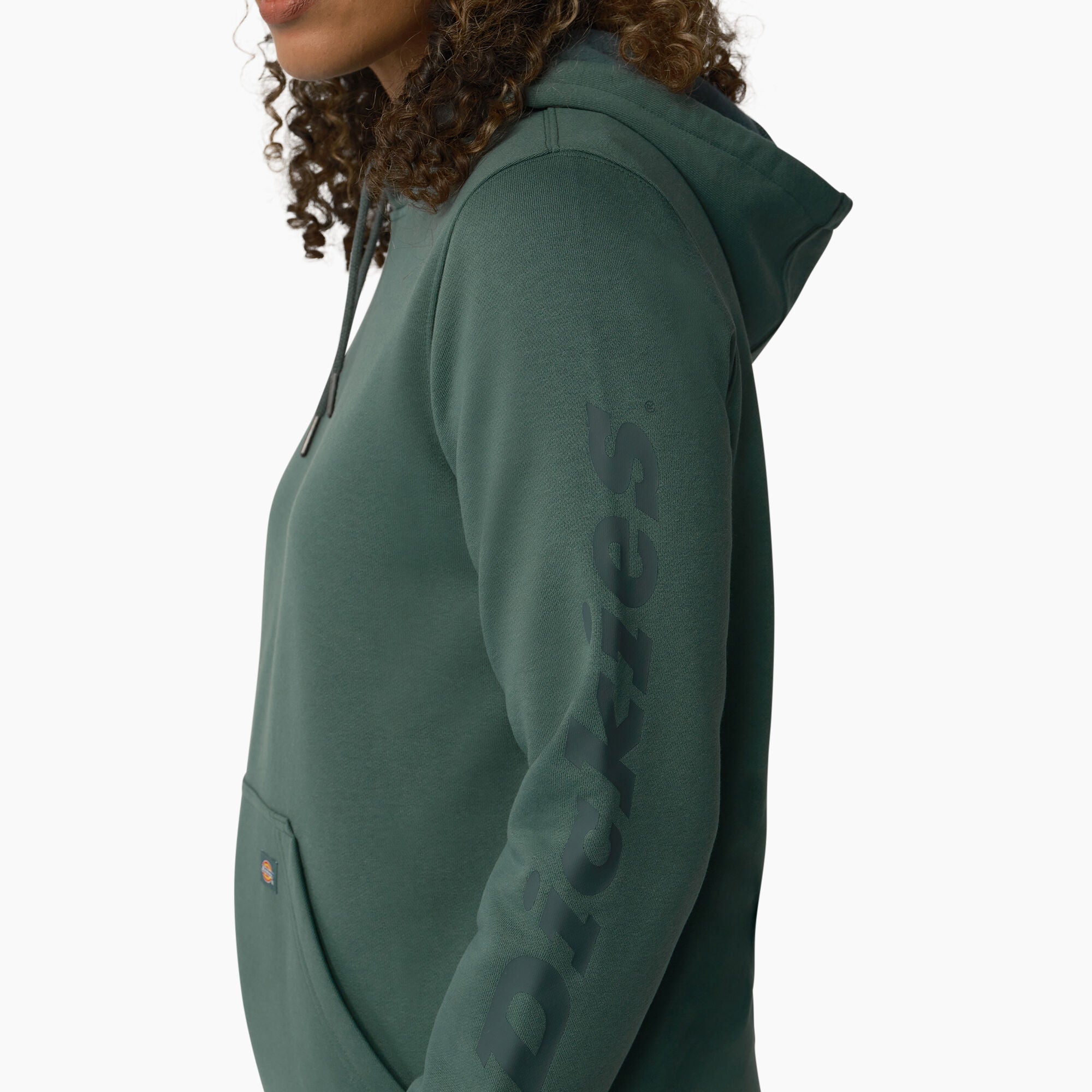 Women's Water Repellent Sleeve Logo Hoodie - Image 5