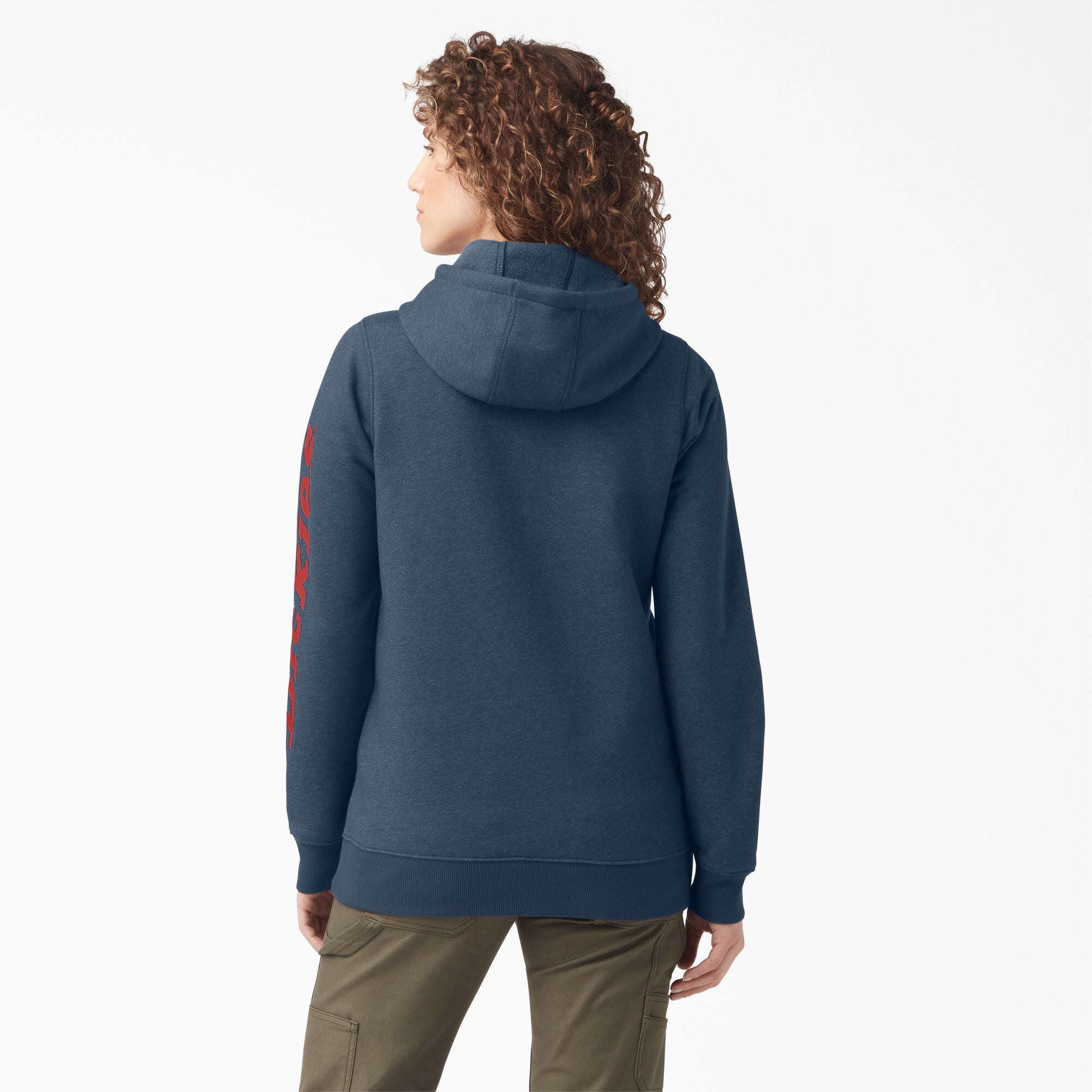Women's Water Repellent Sleeve Logo Hoodie - Image 2