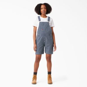 Women's Relaxed Fit Bib Shortalls. 7