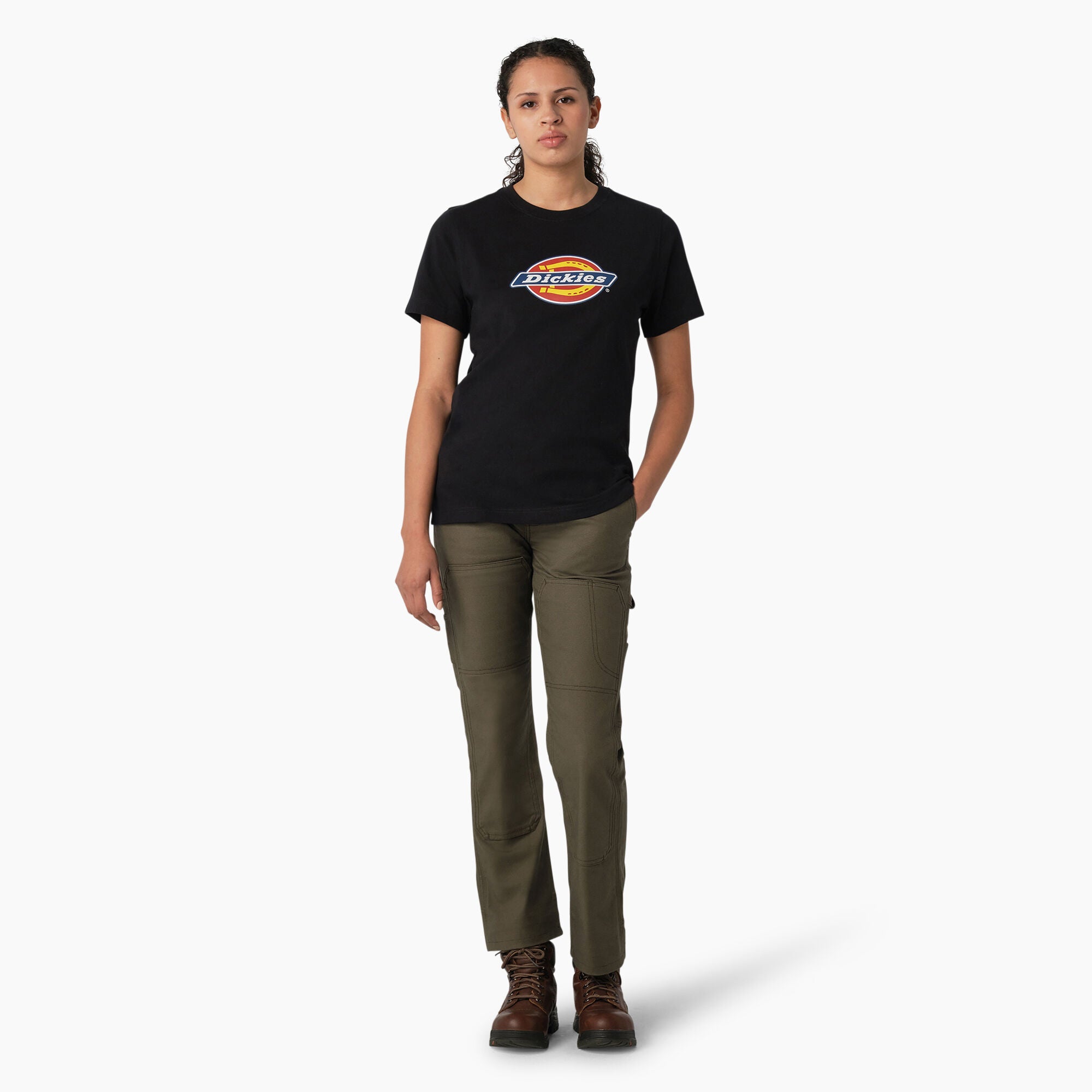 Women's Heavyweight Logo T-Shirt - Image 4