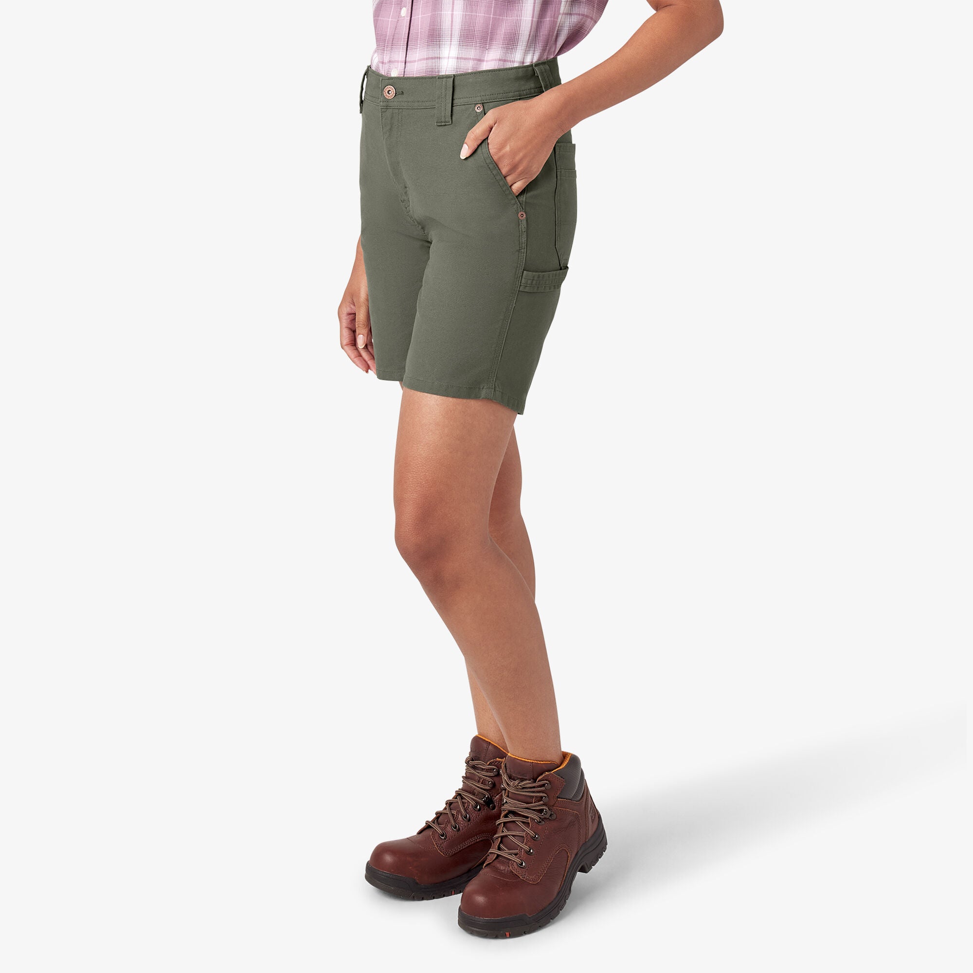 Women's Duck Carpenter Shorts. 7 - Image 3