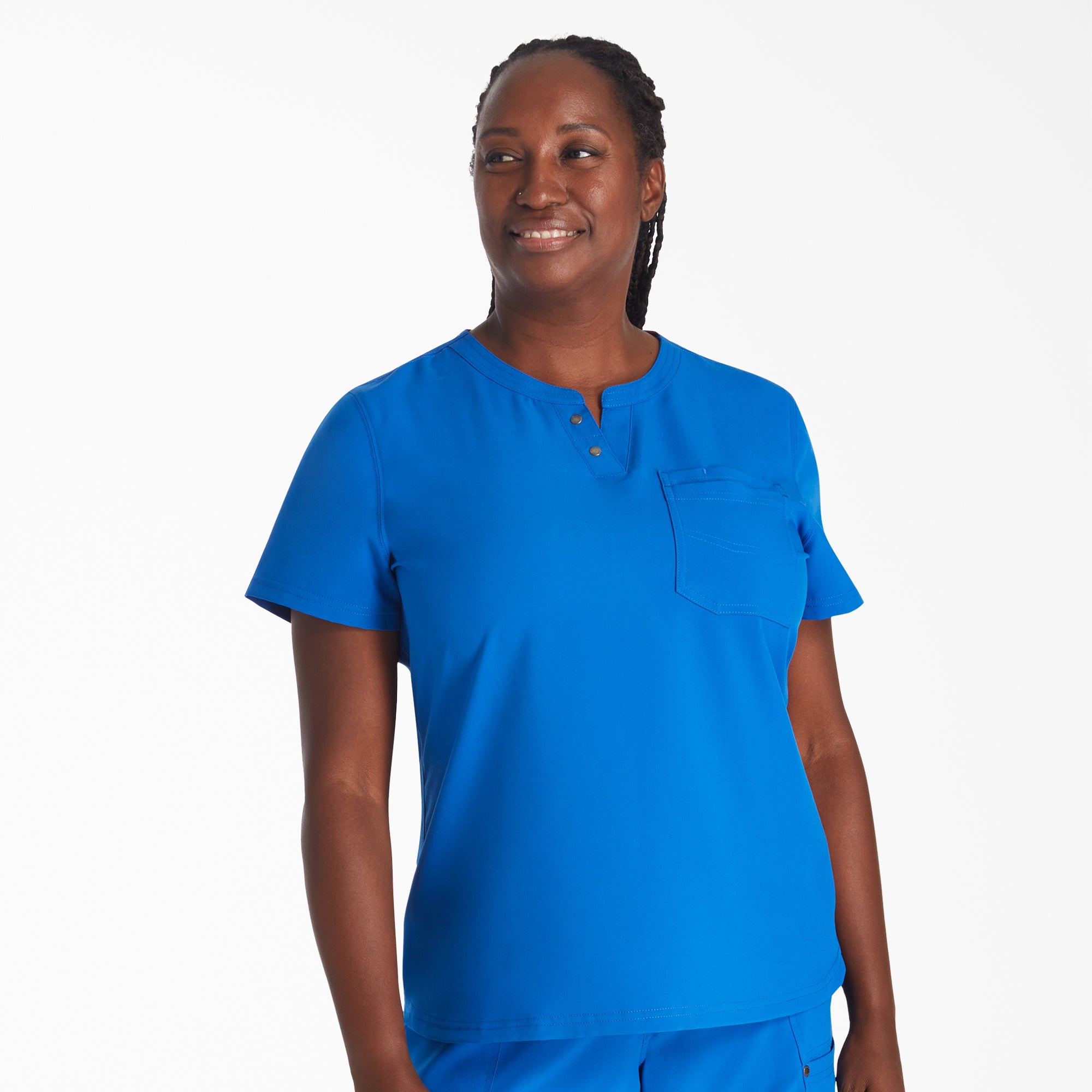 Women's EDS NXT Henley Scrub Top - Image 4