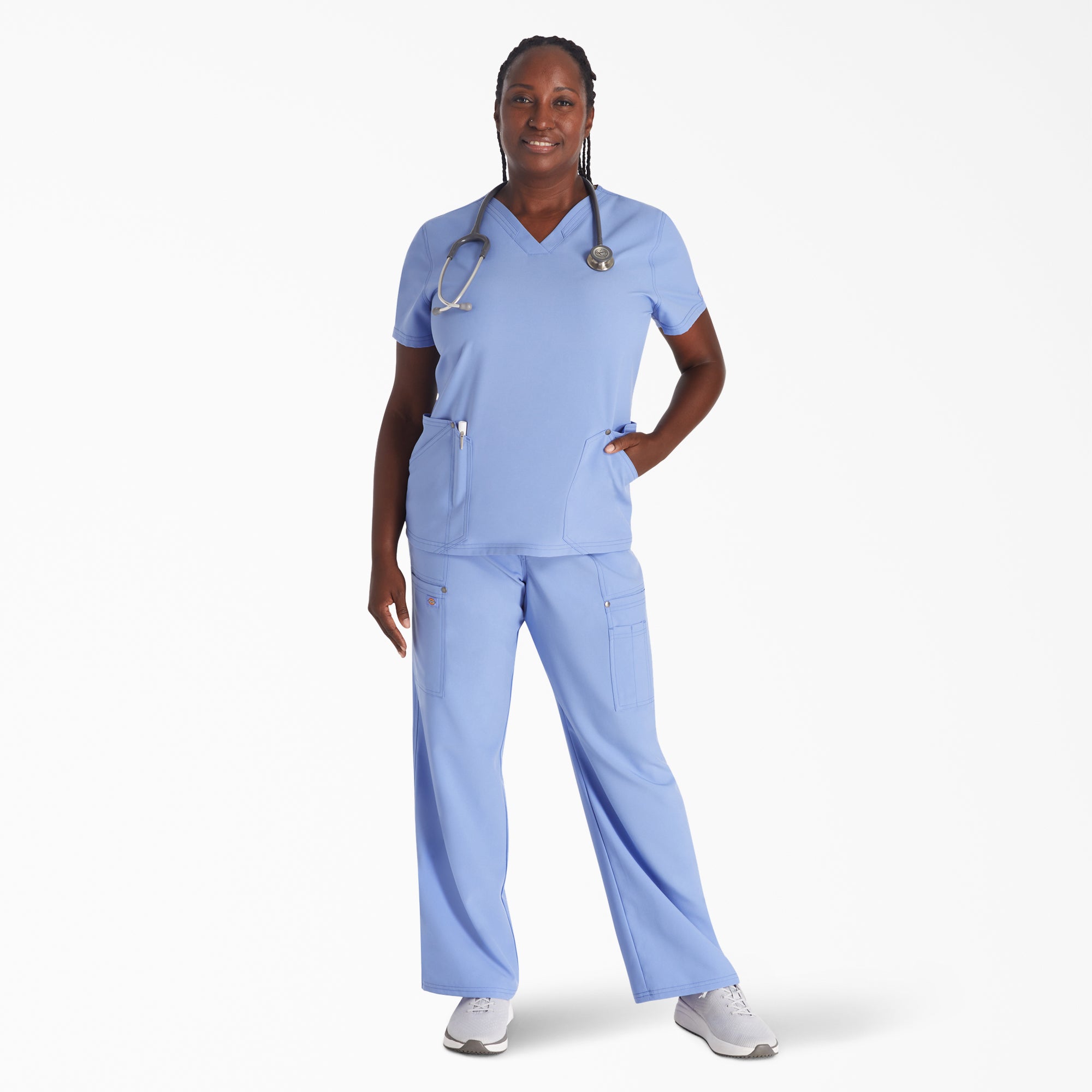 Women's EDS NXT V-Neck Scrub Top - Image 5