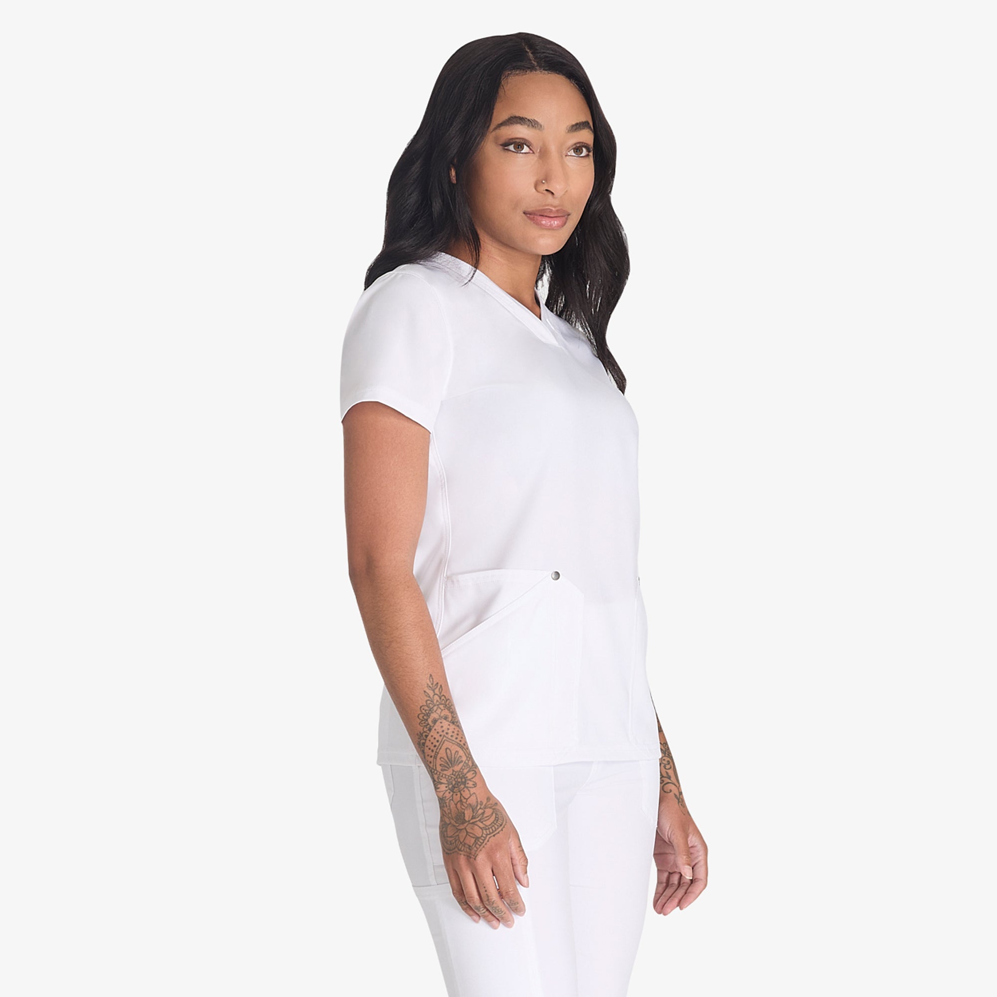 Women's EDS NXT V-Neck Scrub Top - Image 6