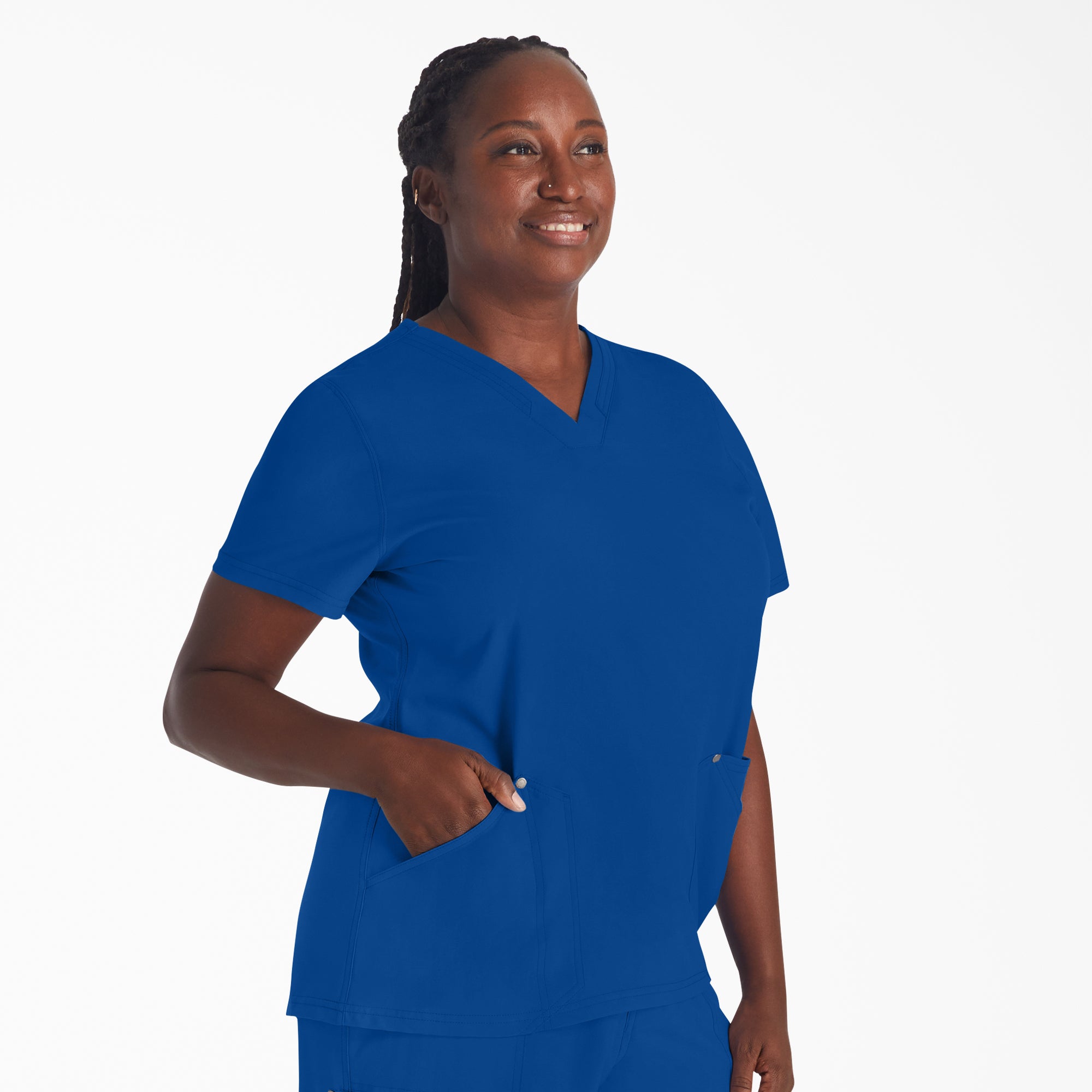 Women's EDS NXT V-Neck Scrub Top - Image 4