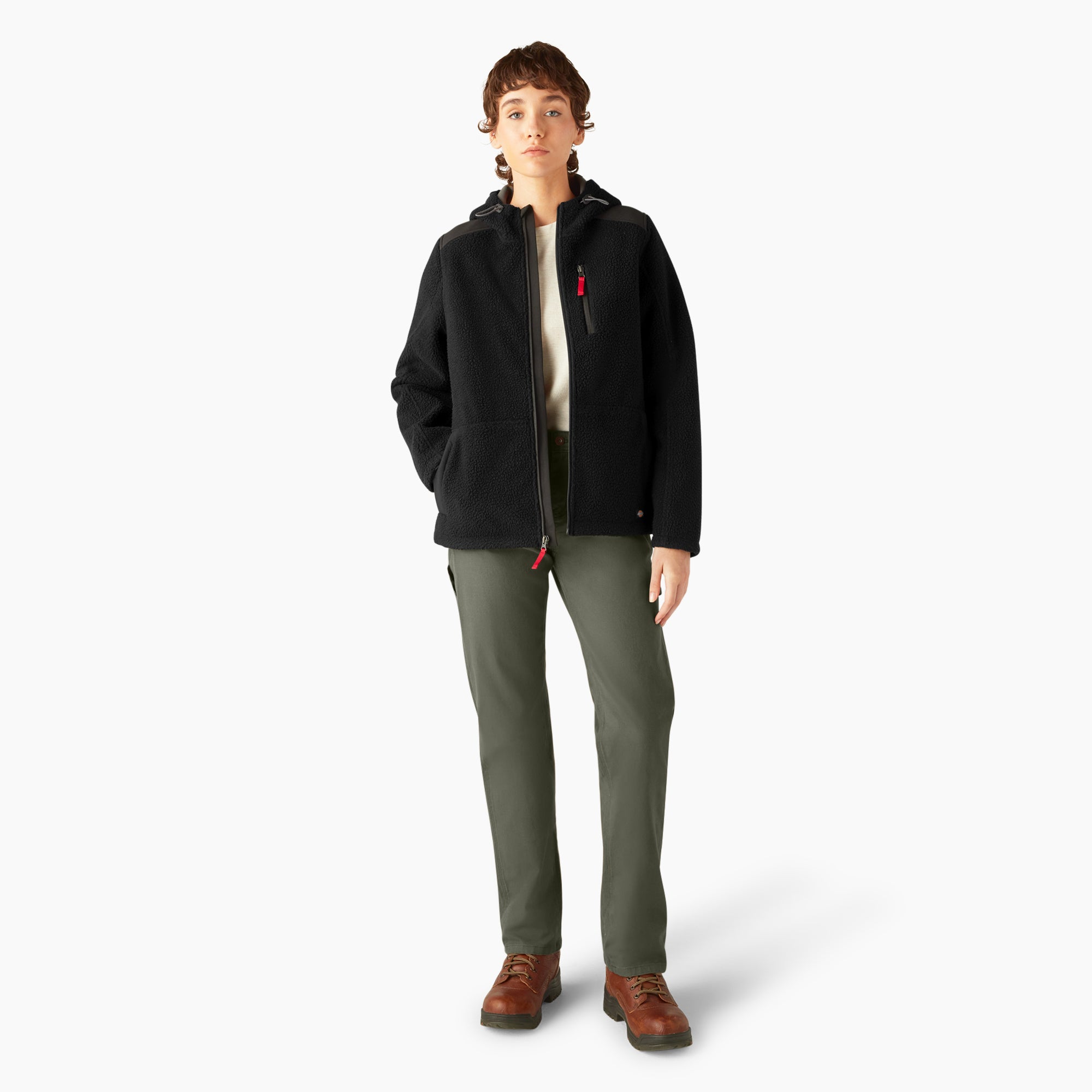 Women's High Pile Fleece Jacket - Image 4