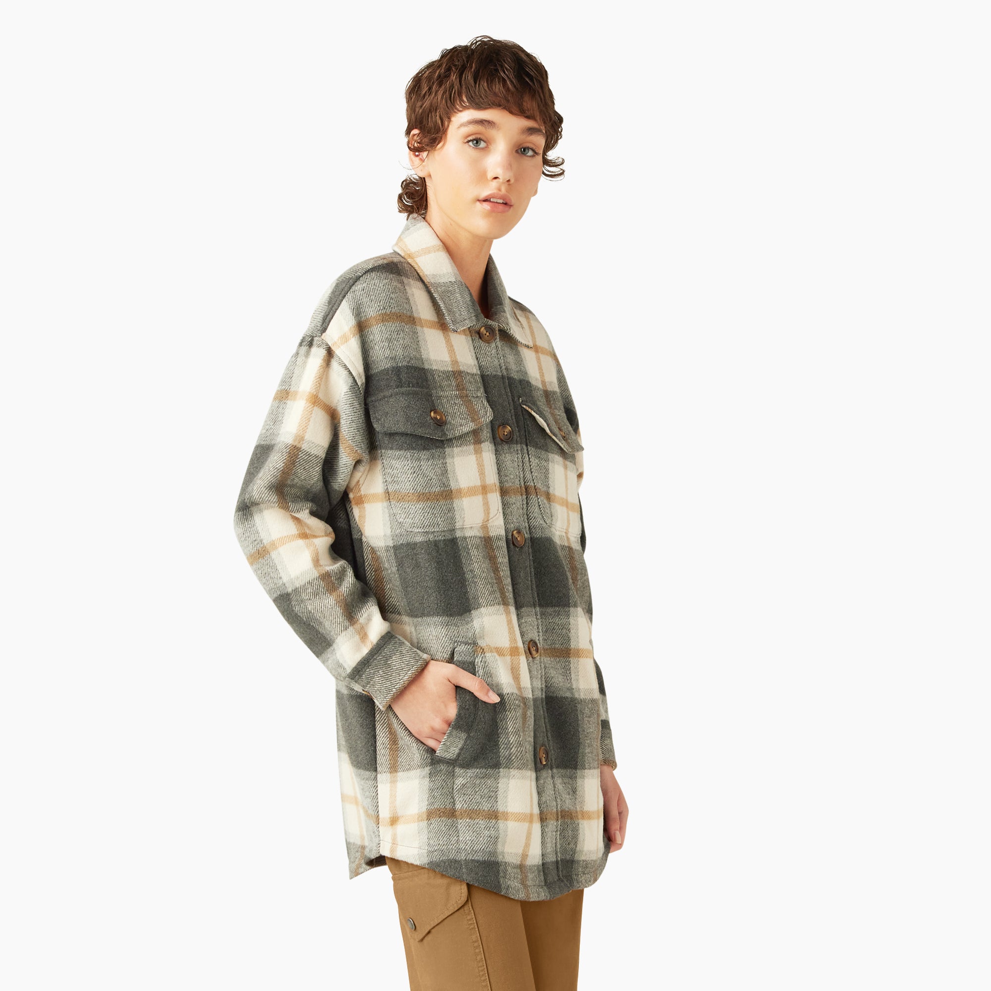 Women's Oversized Shirt Jacket - Image 4