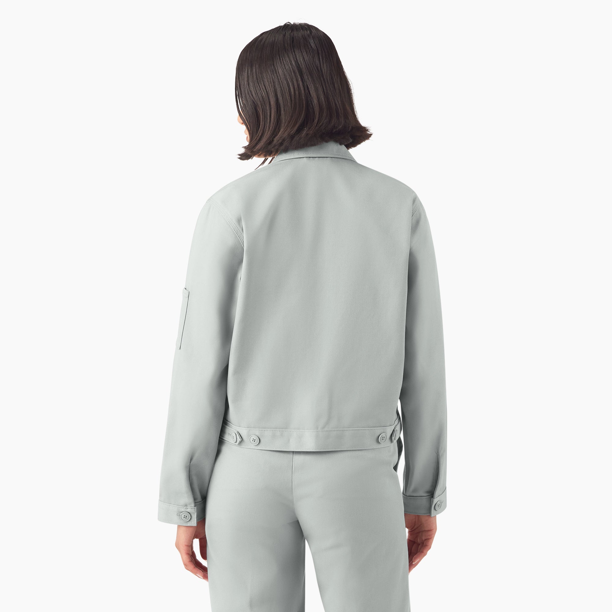 Women's Unlined Cropped Eisenhower Jacket - Image 2