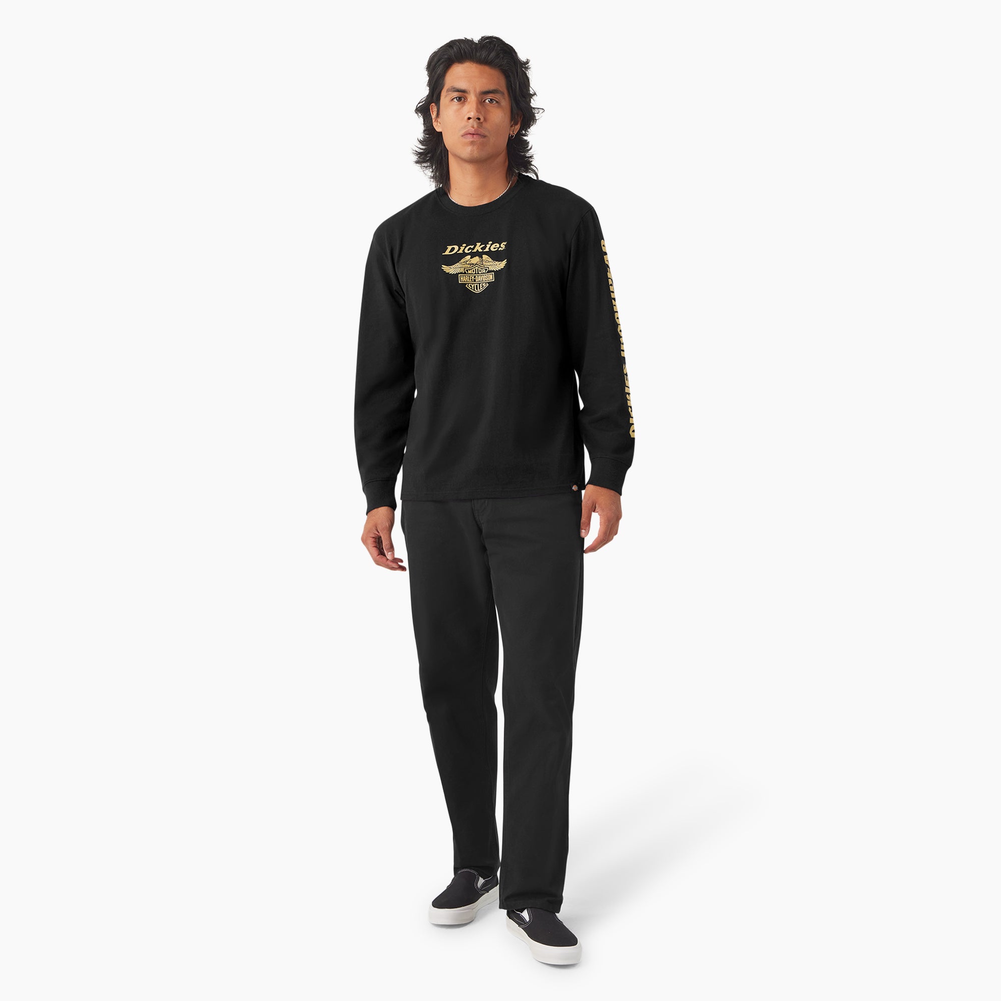 Dickies x Harley-Davidson Heavyweight Long Sleeve Eagle Tee - Image 4
