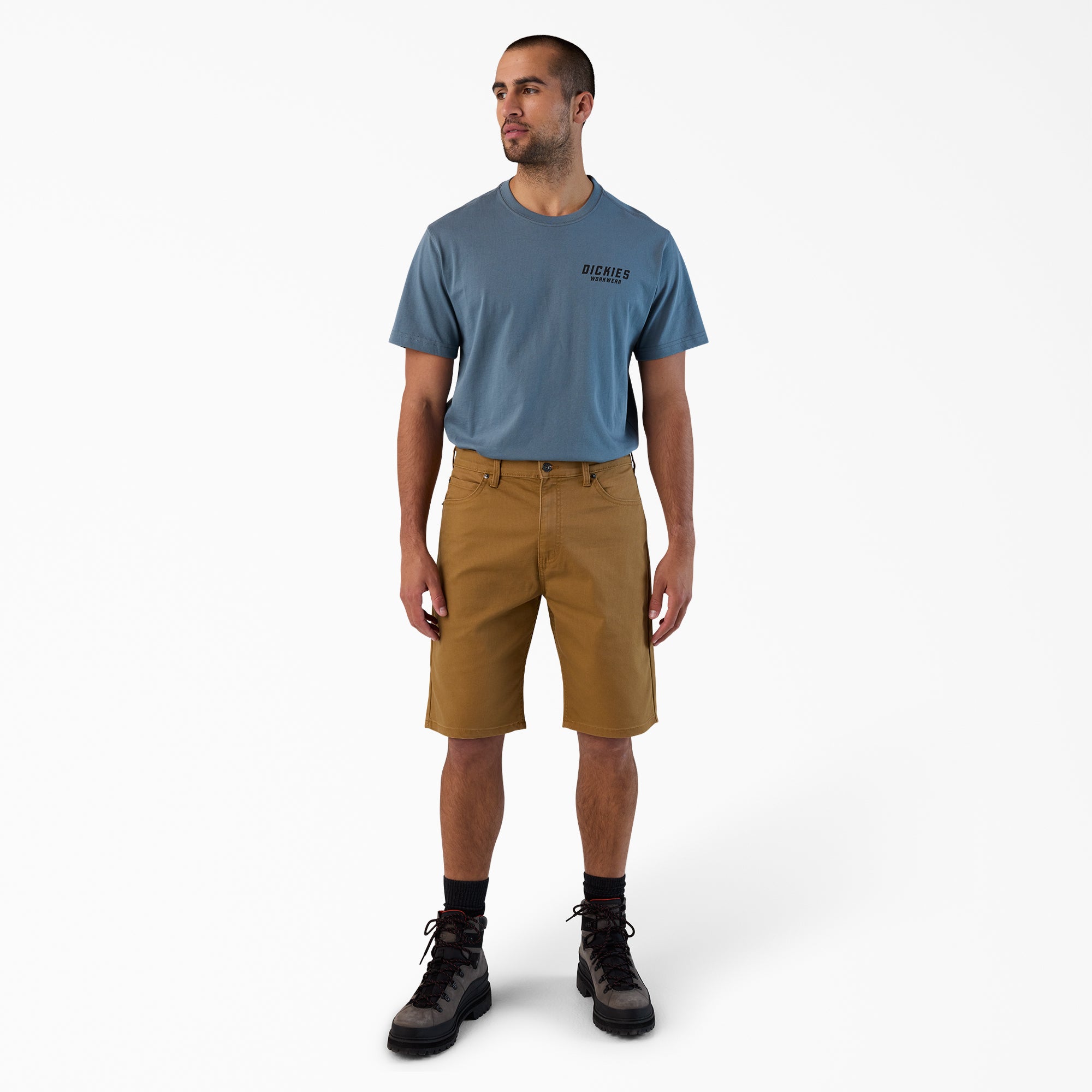 FLEX 5-Pocket Duck Canvas Shorts. 11 - Image 3