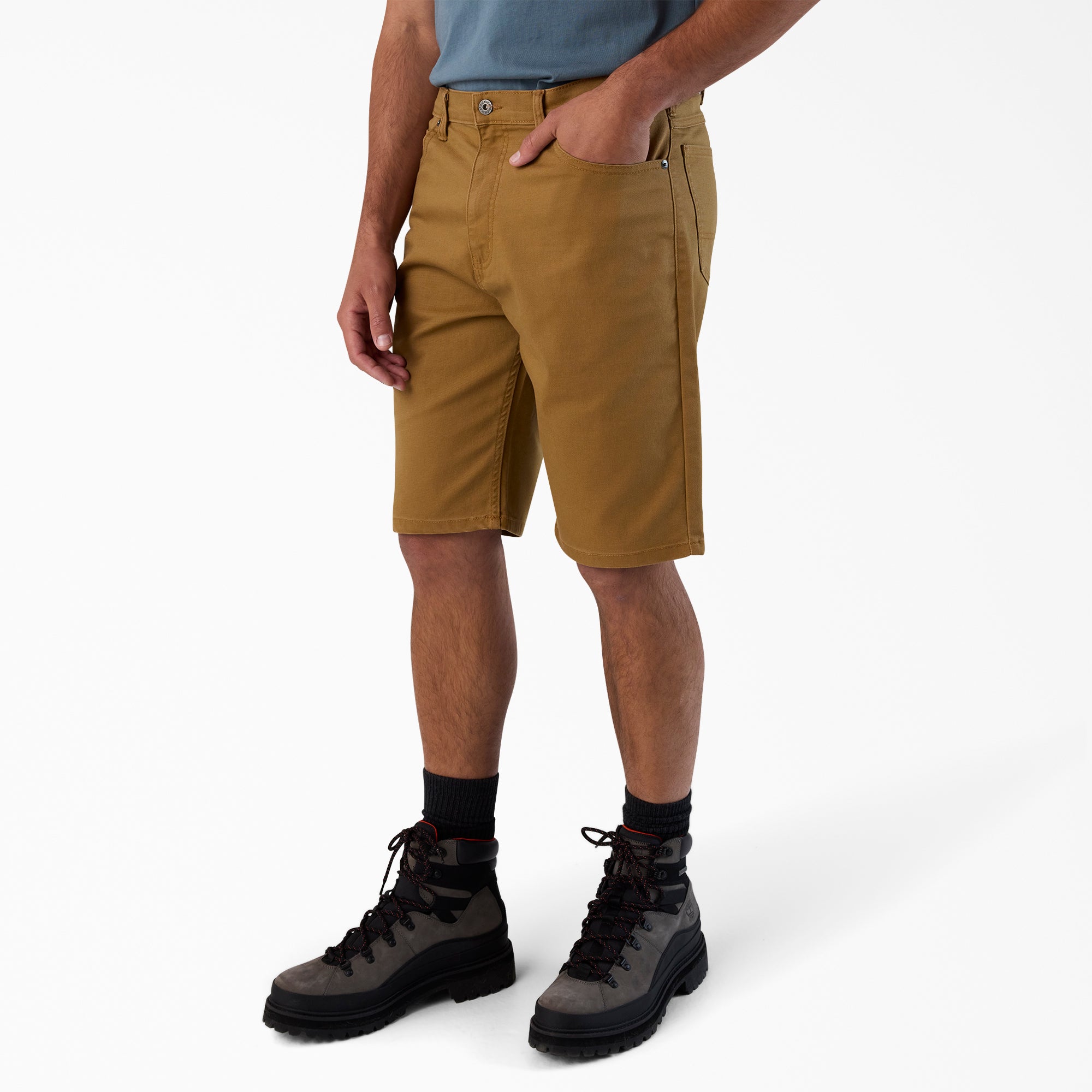 FLEX 5-Pocket Duck Canvas Shorts. 11 - Image 4