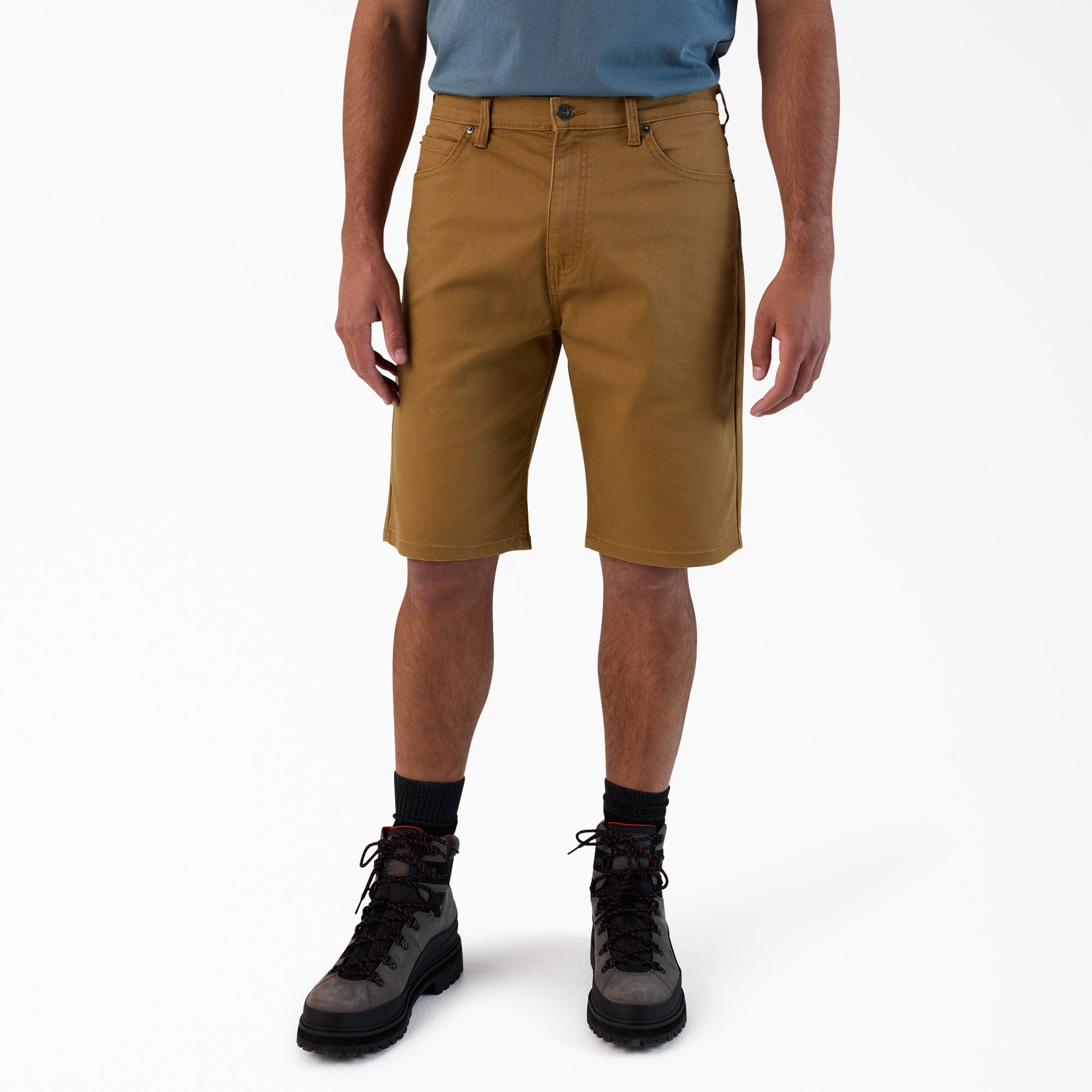 FLEX 5-Pocket Duck Canvas Shorts. 11