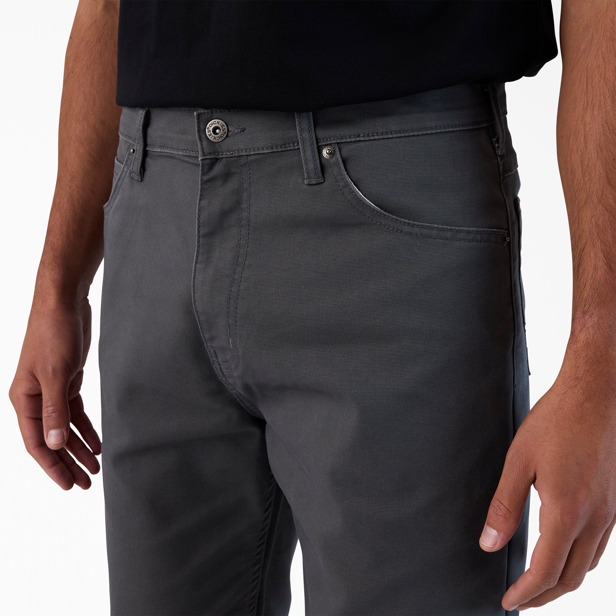 FLEX 5-Pocket Duck Canvas Shorts. 11 - Image 6