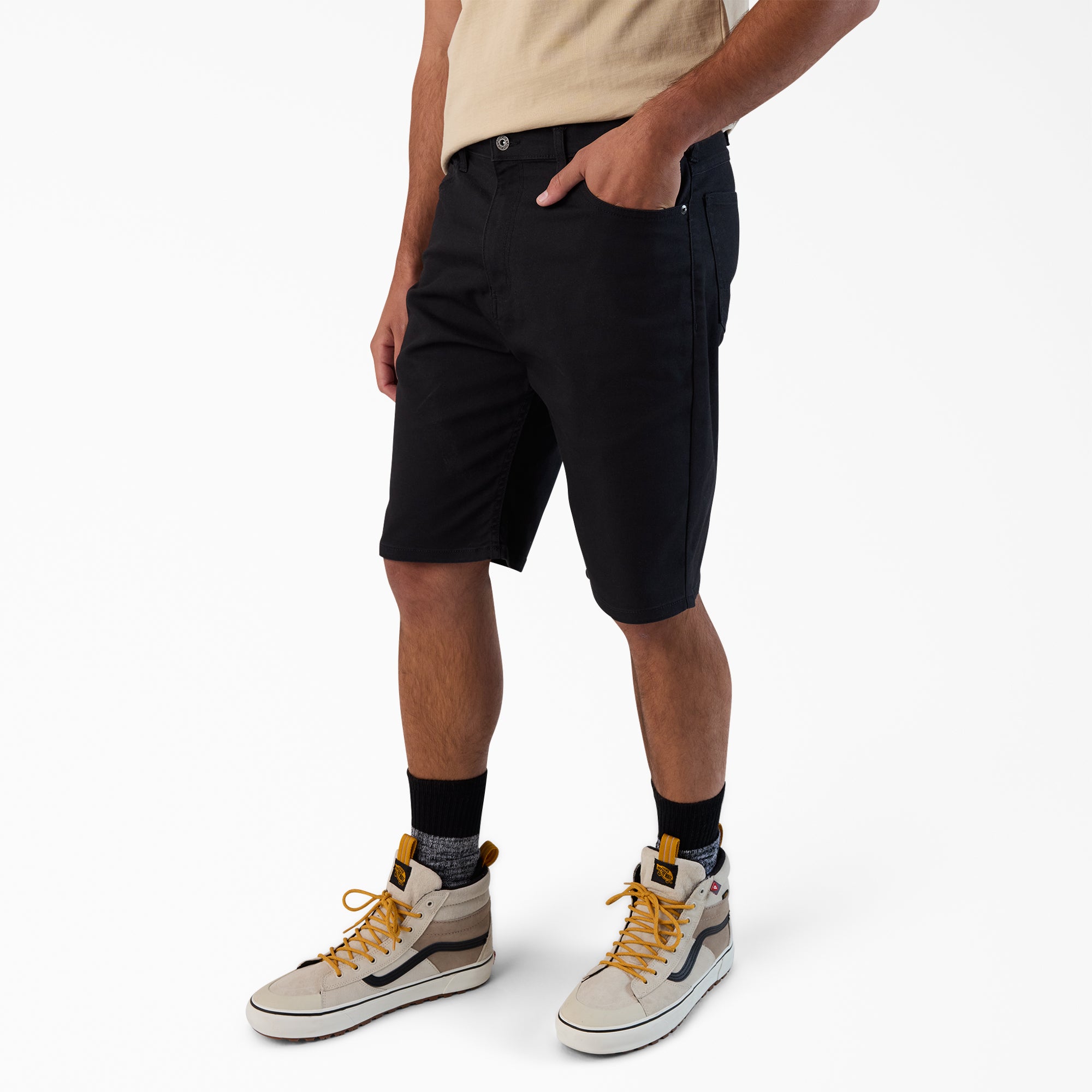 FLEX 5-Pocket Duck Canvas Shorts. 11 - Image 4