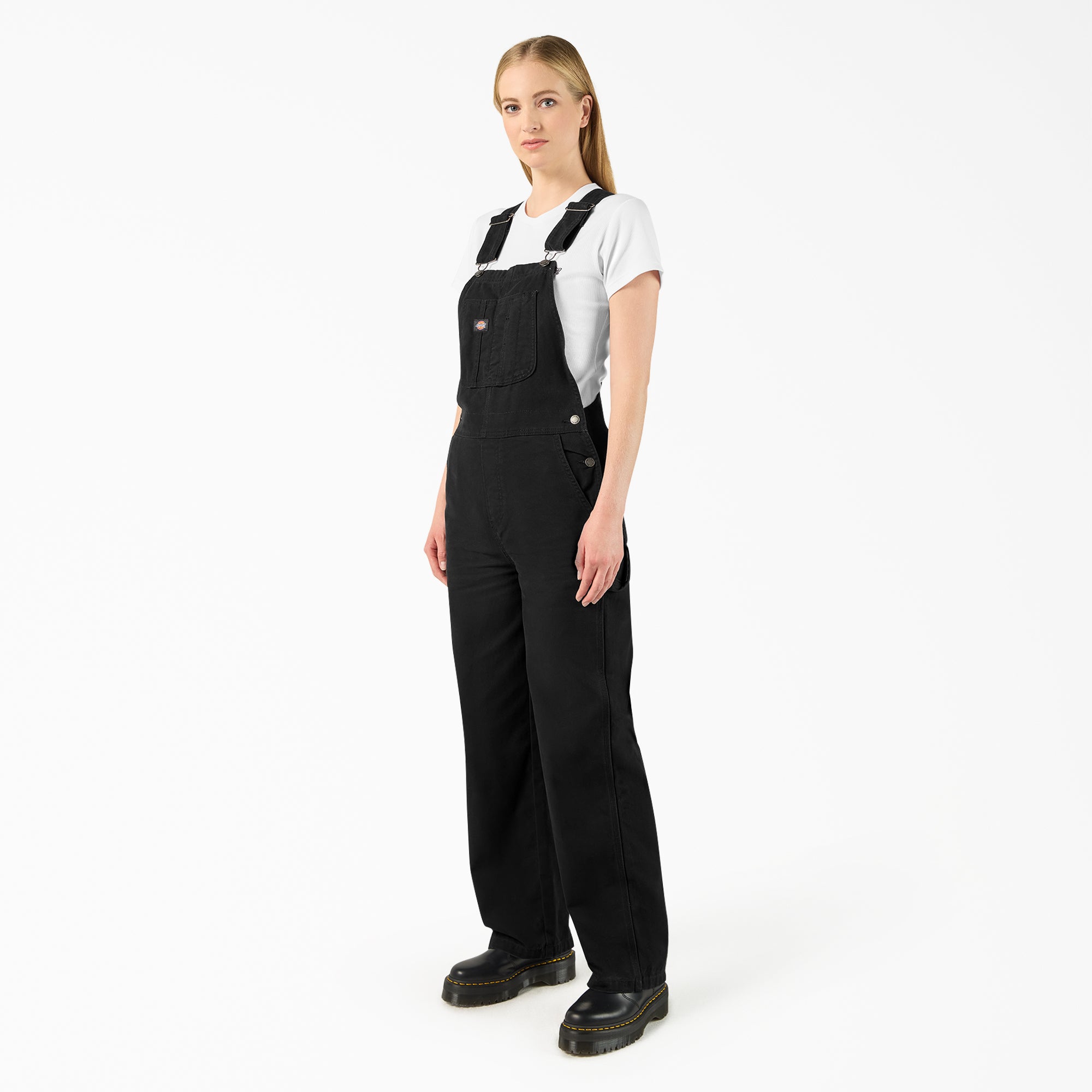 Women's Canvas Bib Overalls - Image 3