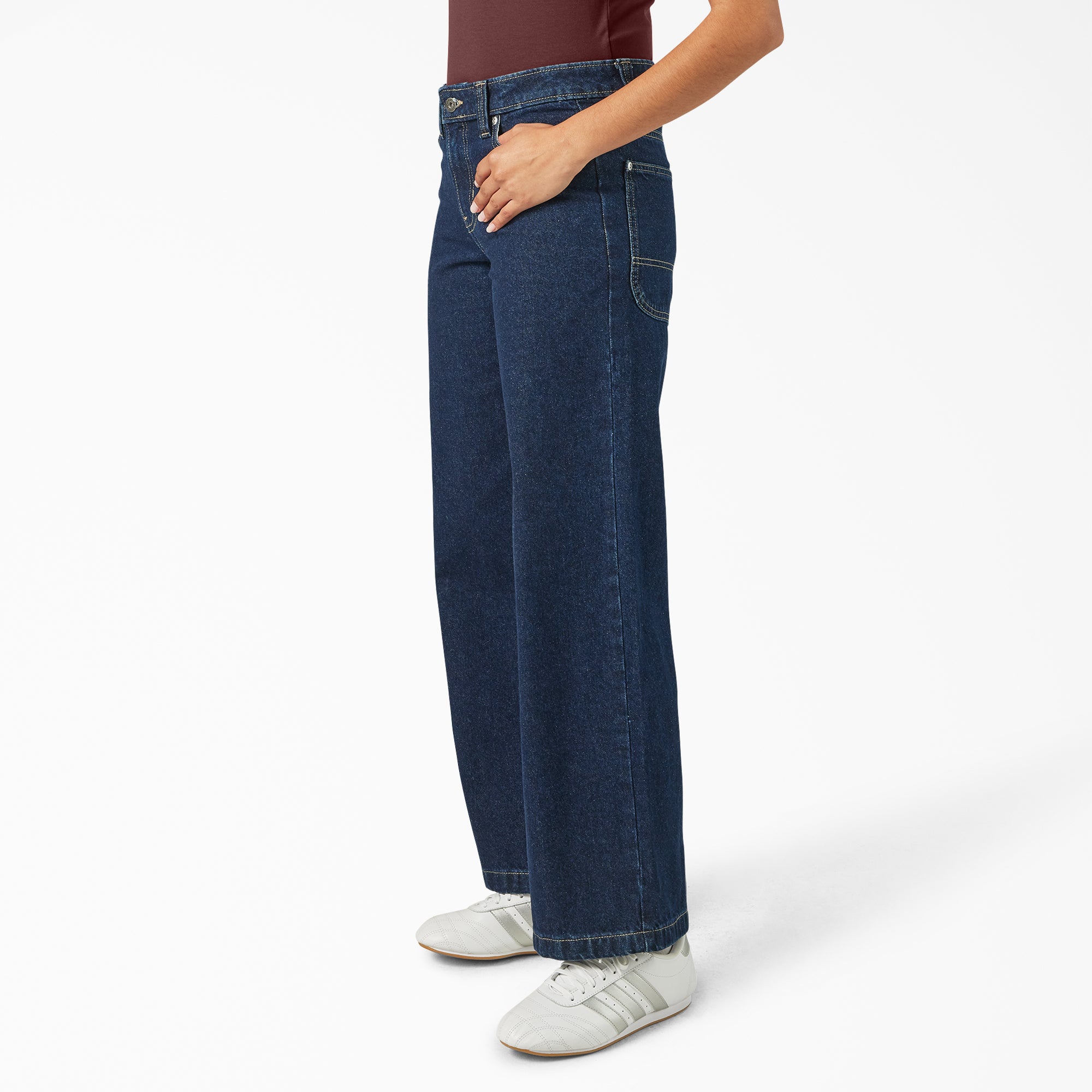 Women's Mechanic Loose Fit Jeans - Image 3