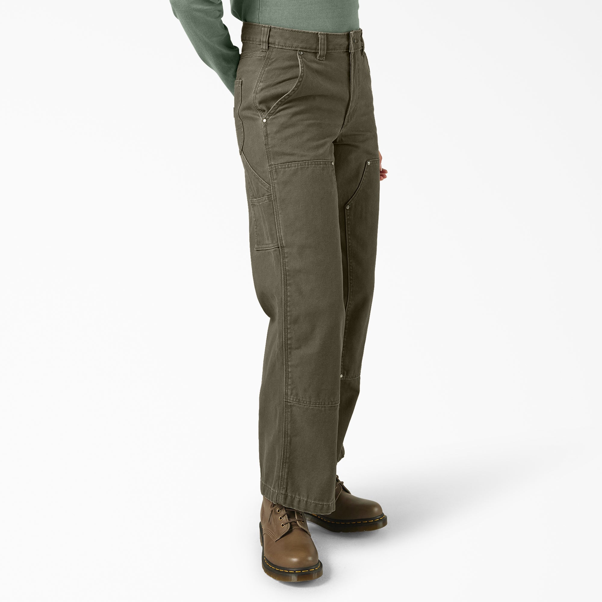 Women's Double Knee Canvas Pants - Image 3