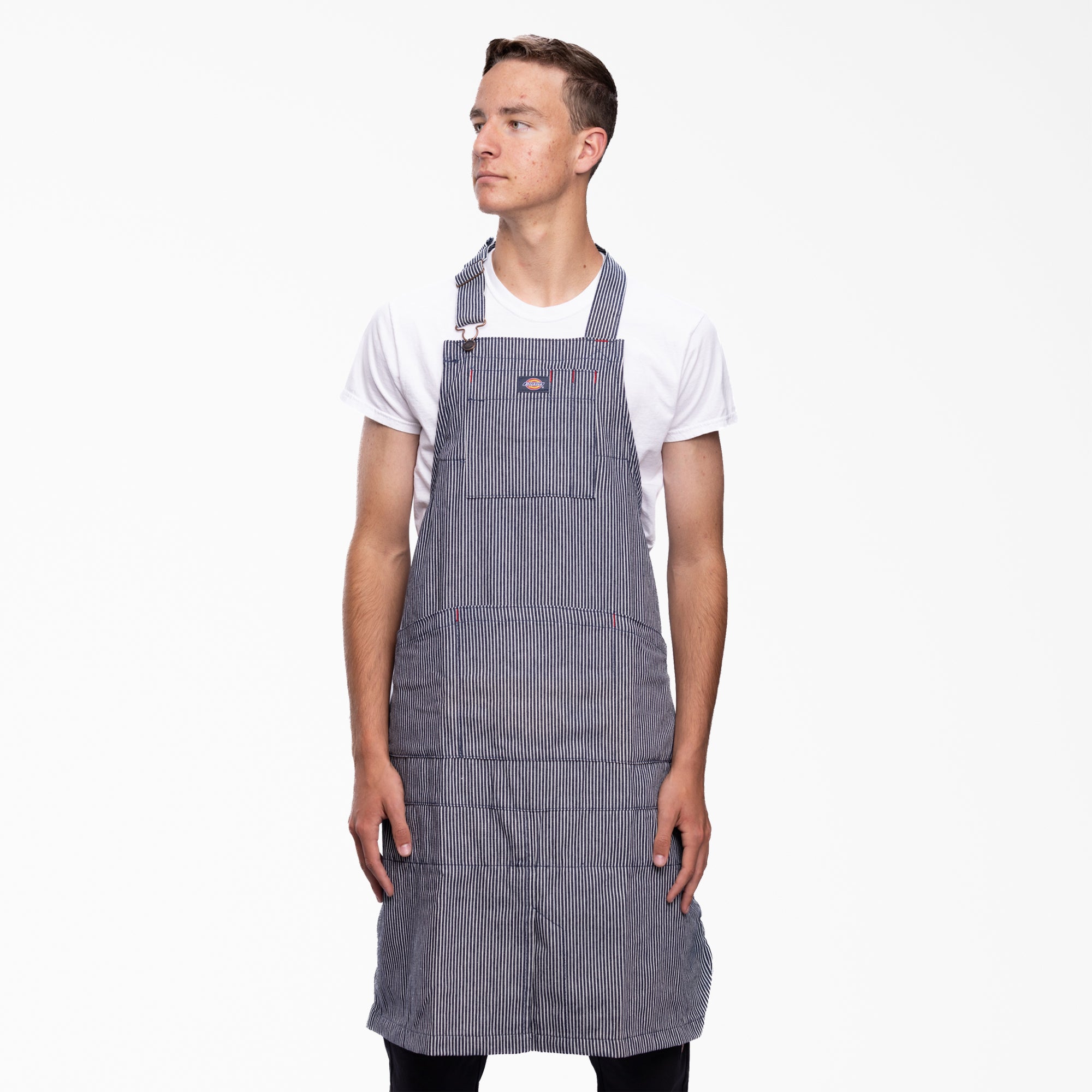 Hickory Stripe Canvas Work Apron - Image 2