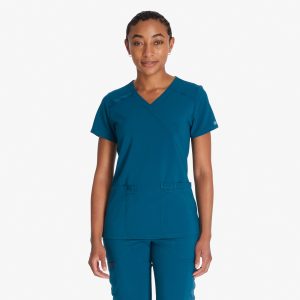 Women's EDS Essentials Mock Wrap Scrub Top