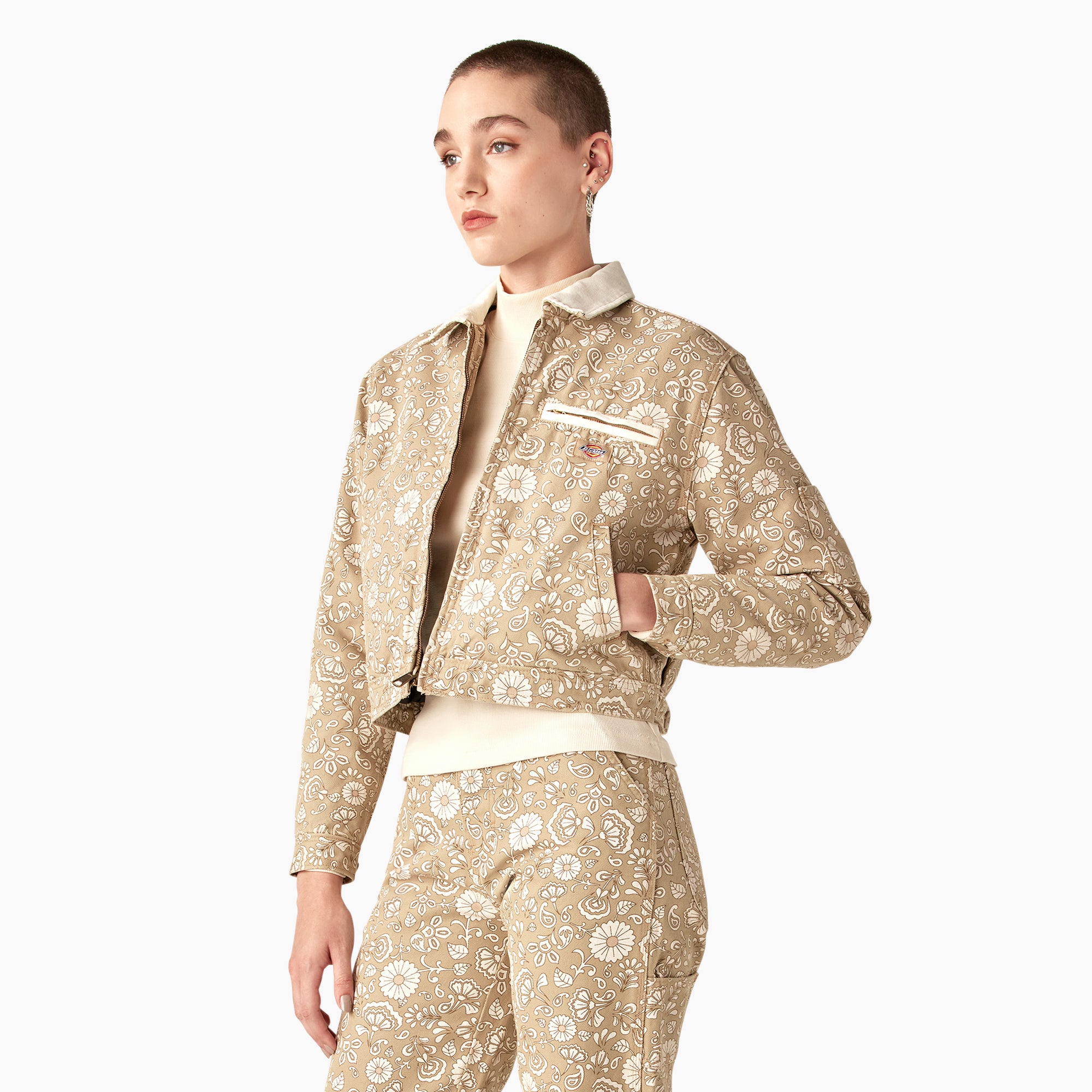 Women's Ellis Floral Duck Canvas Jacket - Image 3