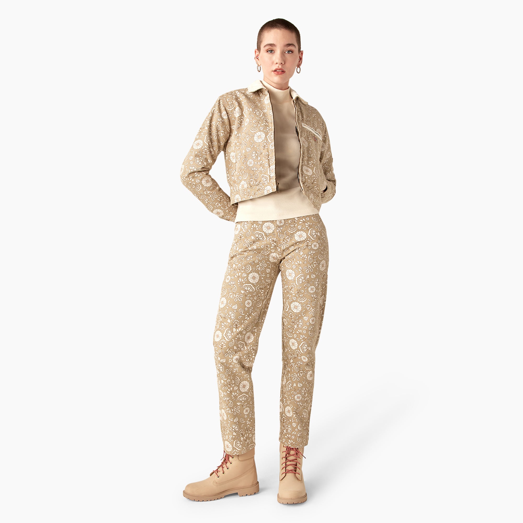 Women's Ellis Floral Duck Canvas Jacket - Image 4