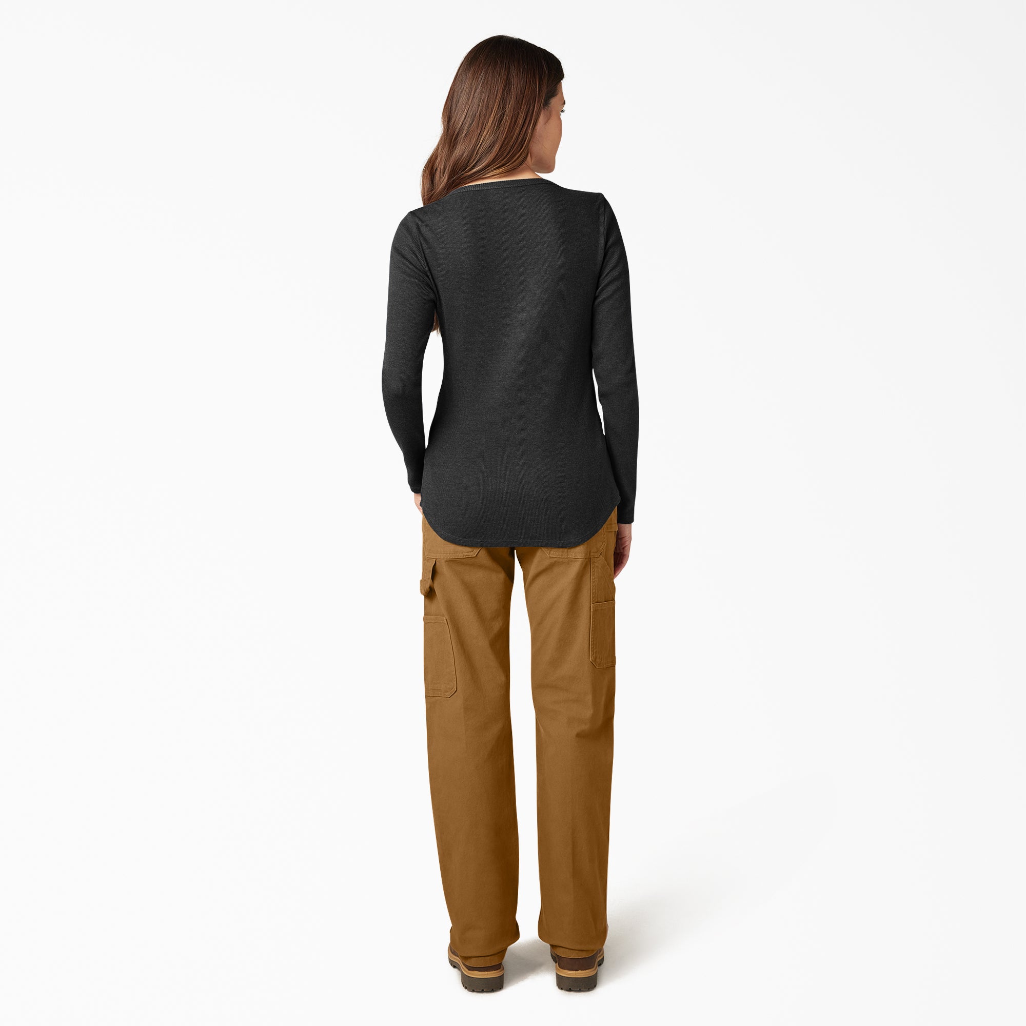 Women's Henley Long Sleeve Shirt - Image 5