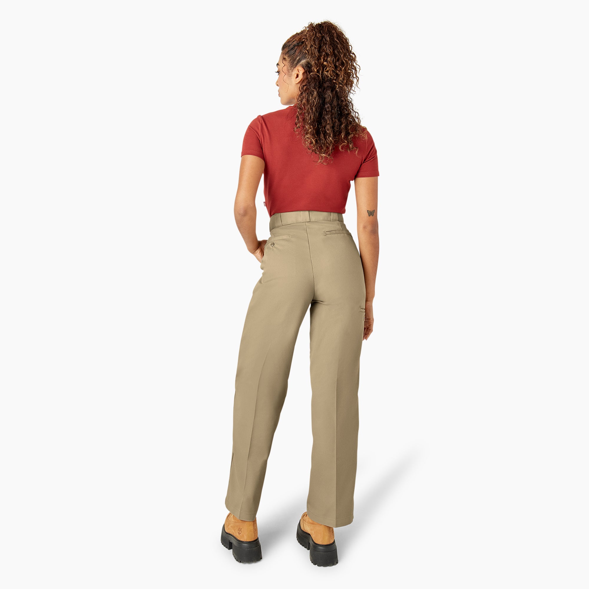 Women's Loose Fit Double Knee Work Pants - Image 6