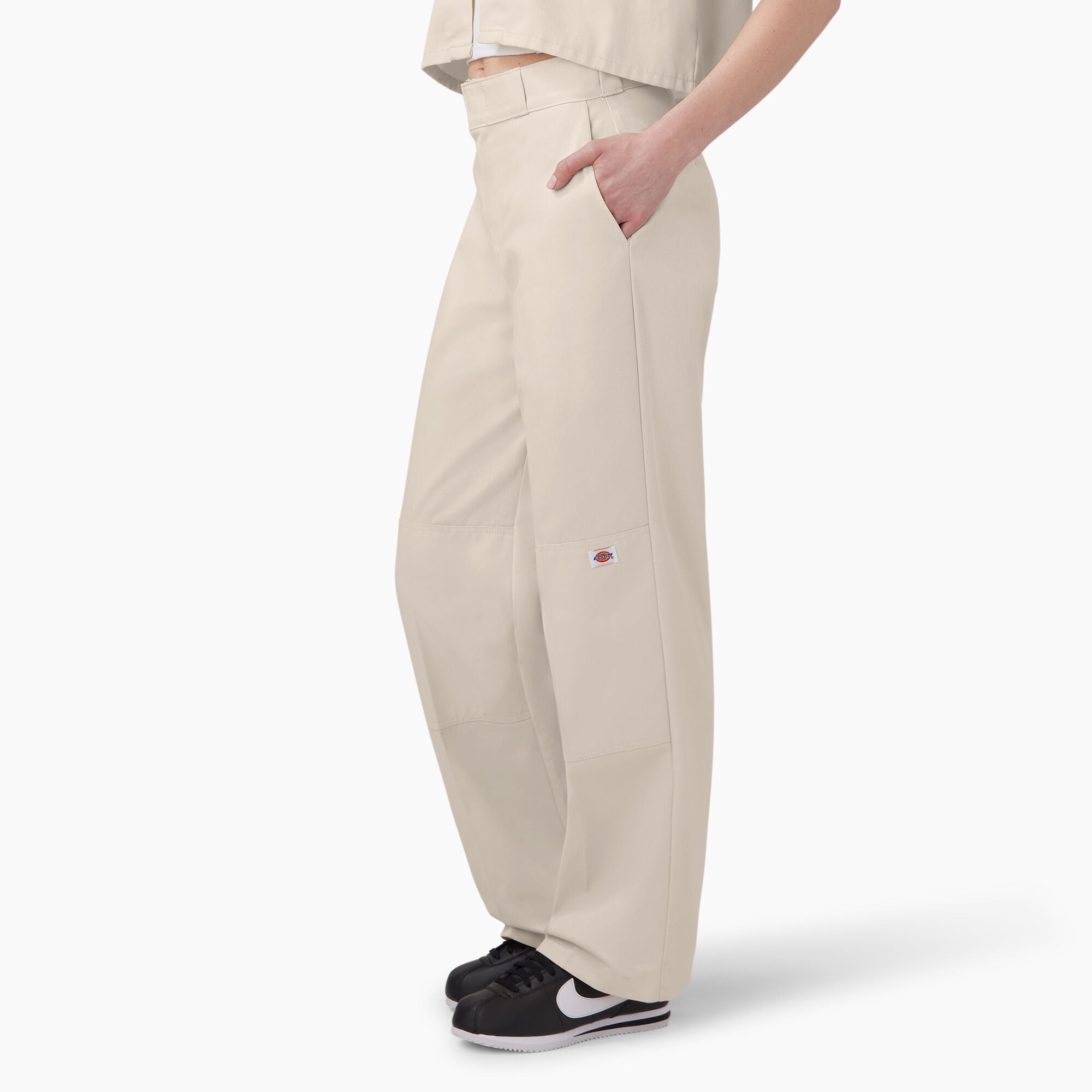 Women's Loose Fit Double Knee Work Pants - Image 3