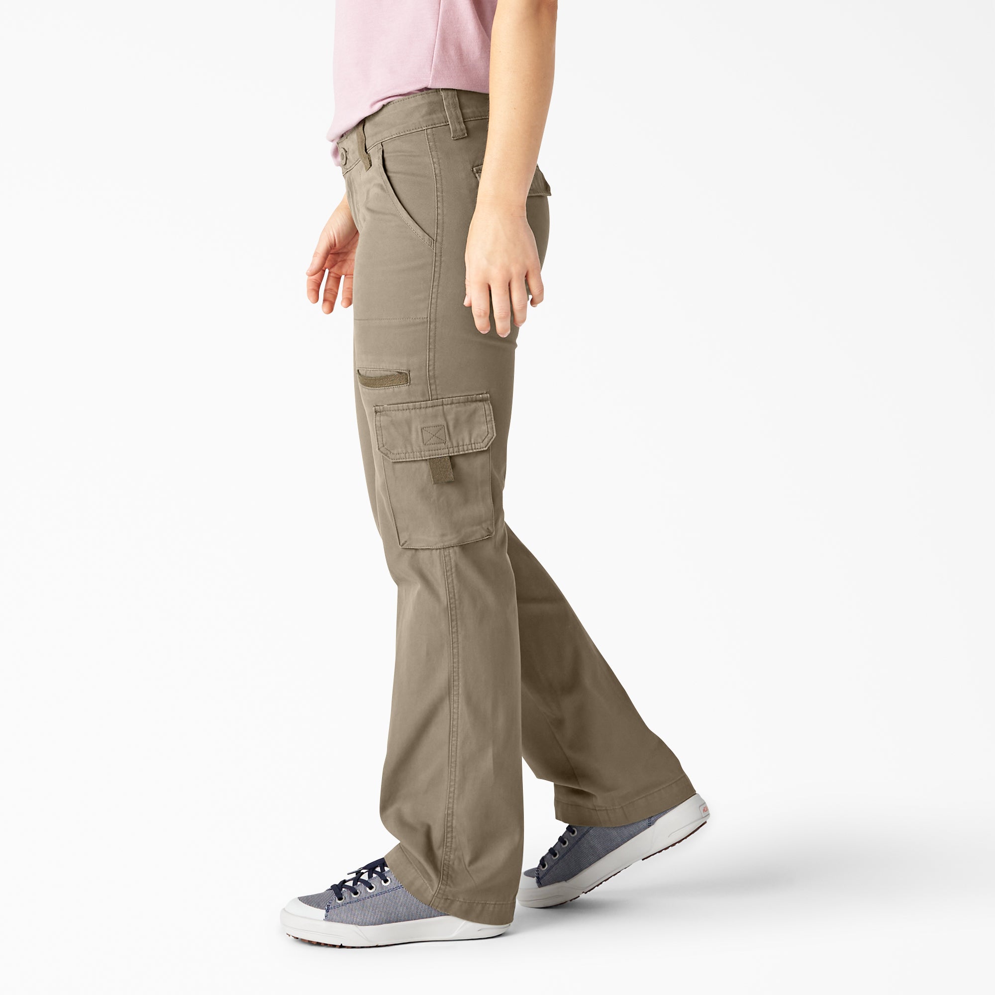 Women's Relaxed Fit Straight Leg Cargo Pants - Image 3