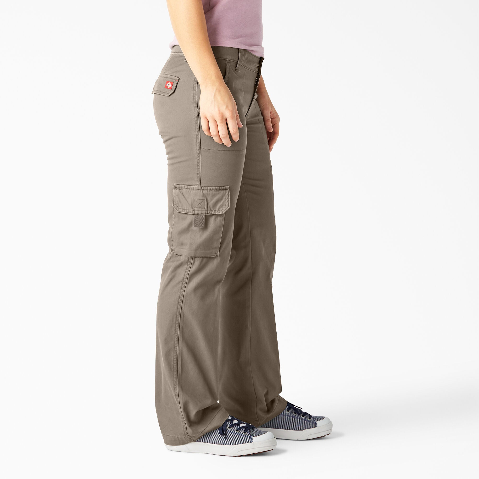 Women's Relaxed Fit Straight Leg Cargo Pants - Image 4