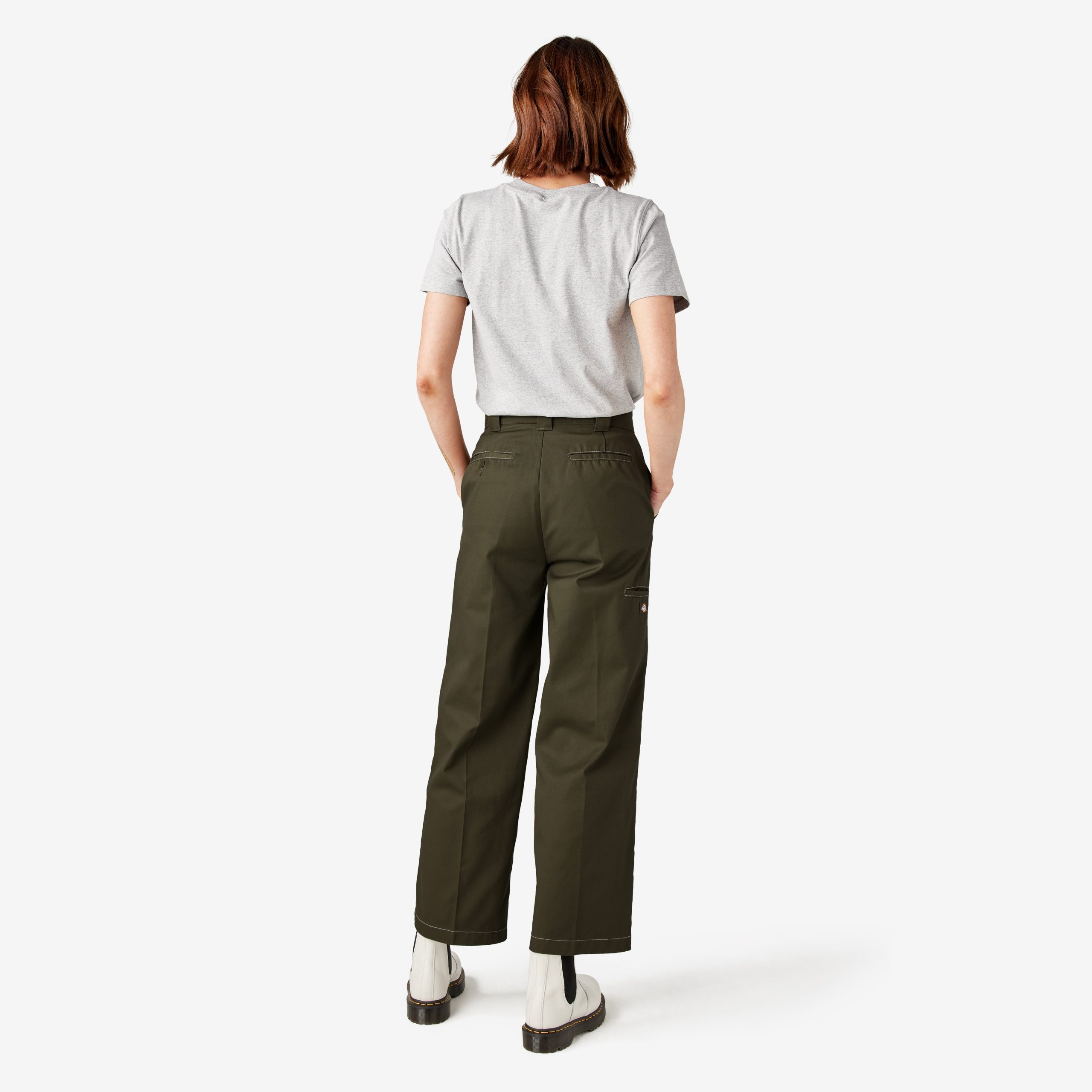Women's Relaxed Fit Double Knee Pants - Image 6