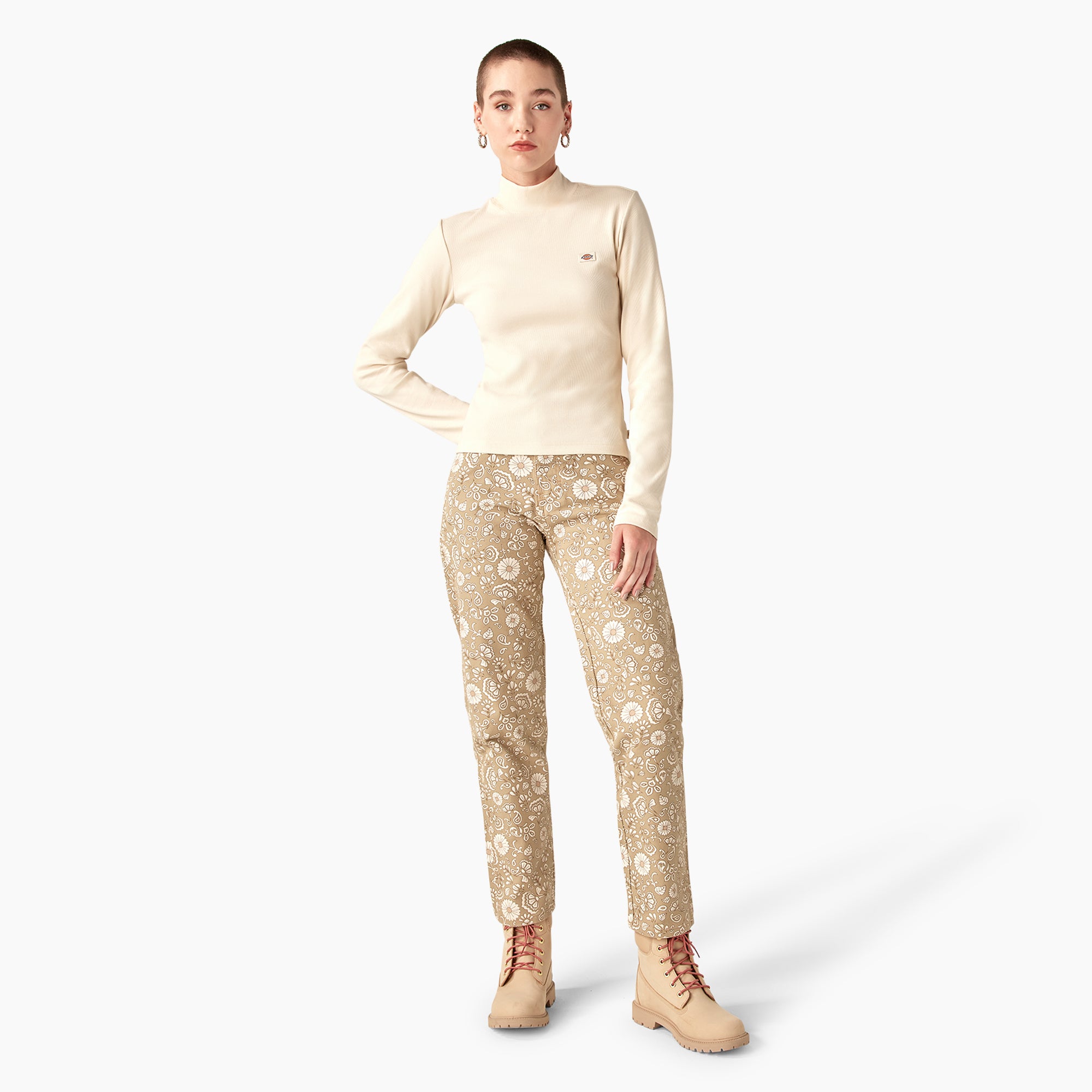 Women's Ellis Floral Duck Canvas Pants - Image 4