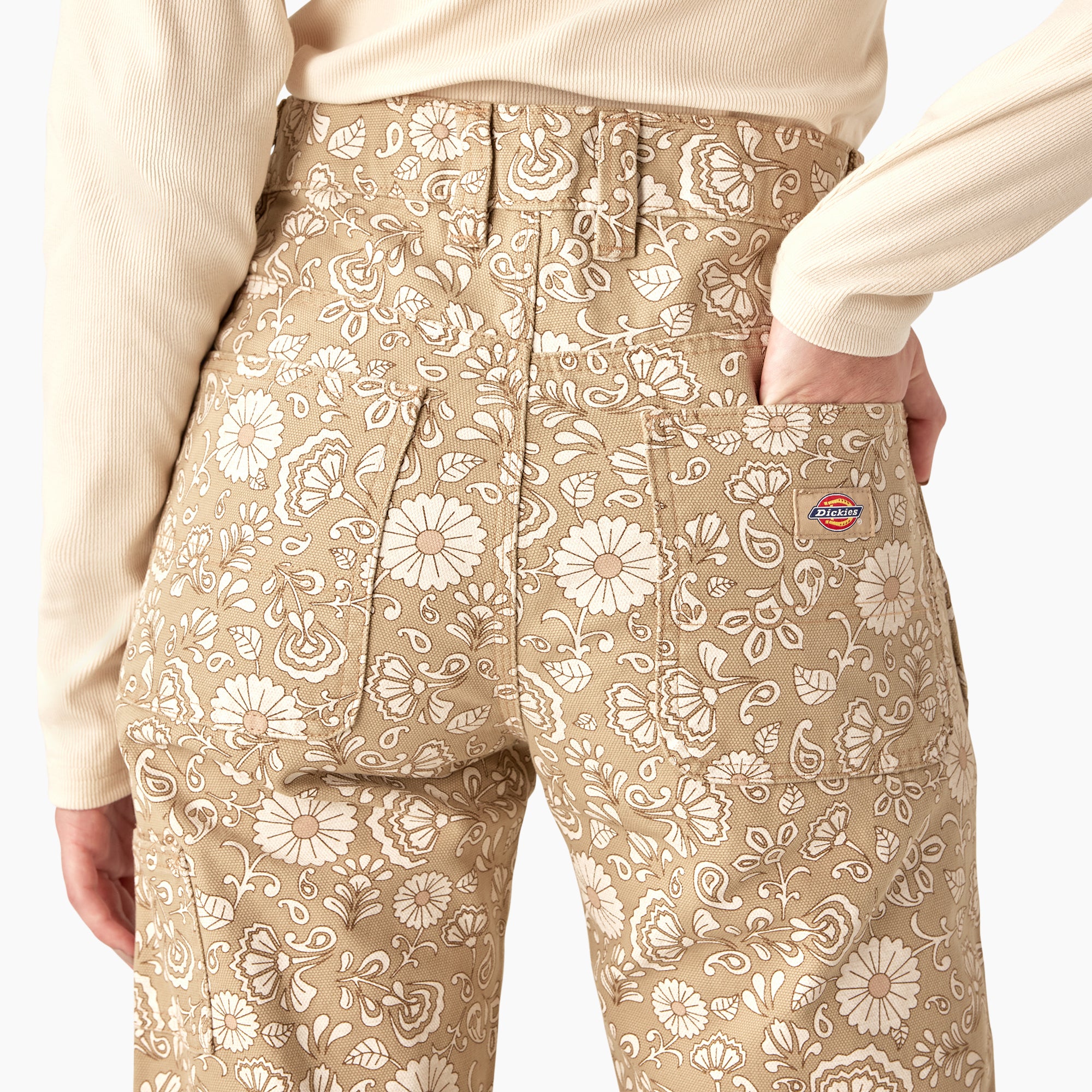 Women's Ellis Floral Duck Canvas Pants - Image 6