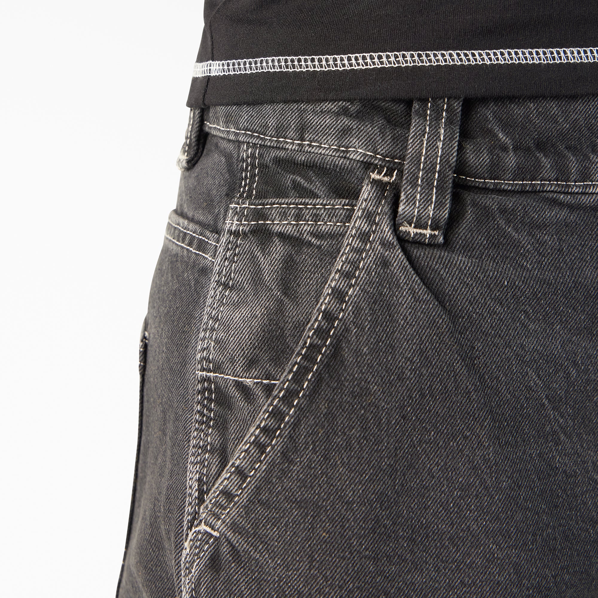 Women's Madison Loose Fit Double Knee Jeans - Image 8