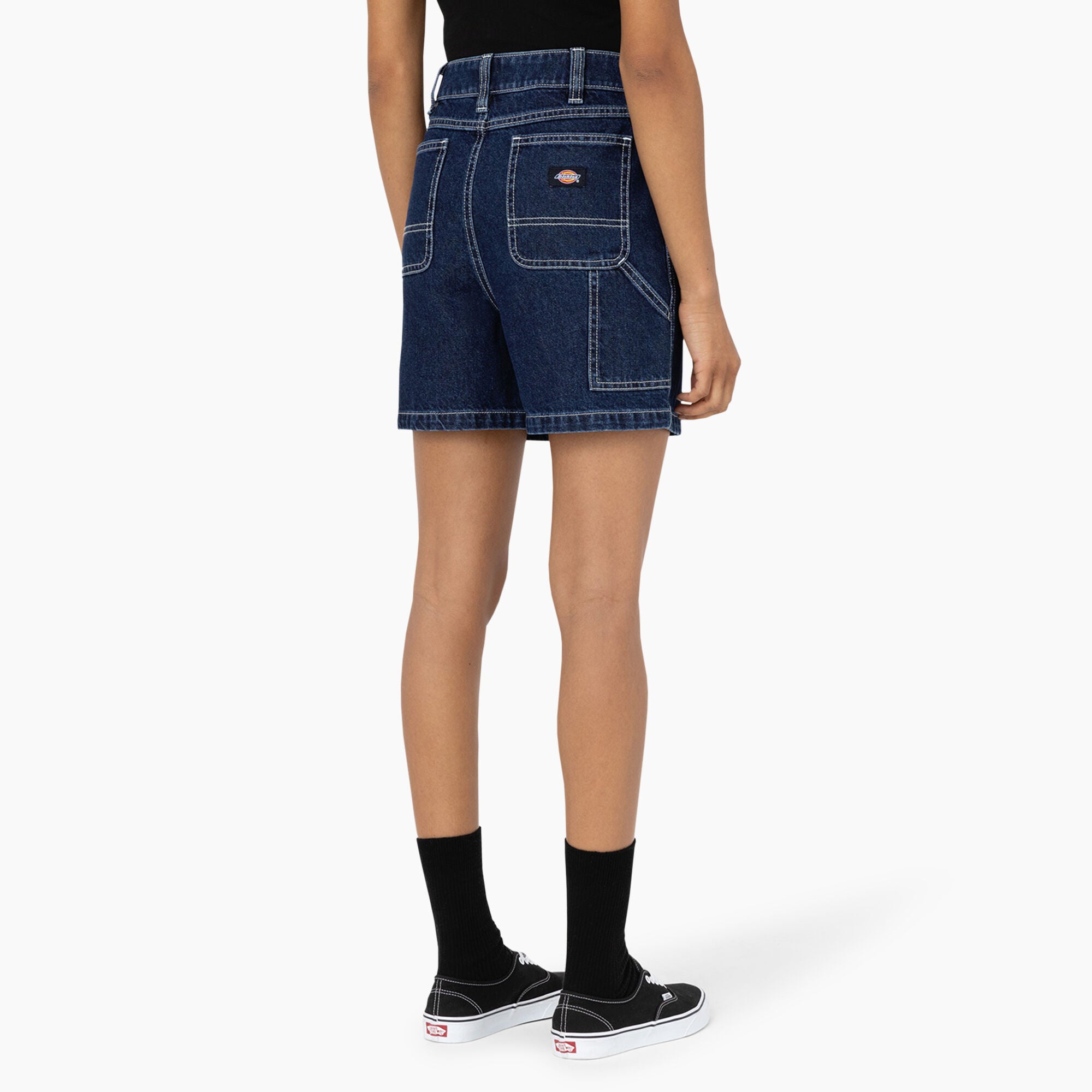 Women's Carpenter Jean Shorts. 5 - Image 4