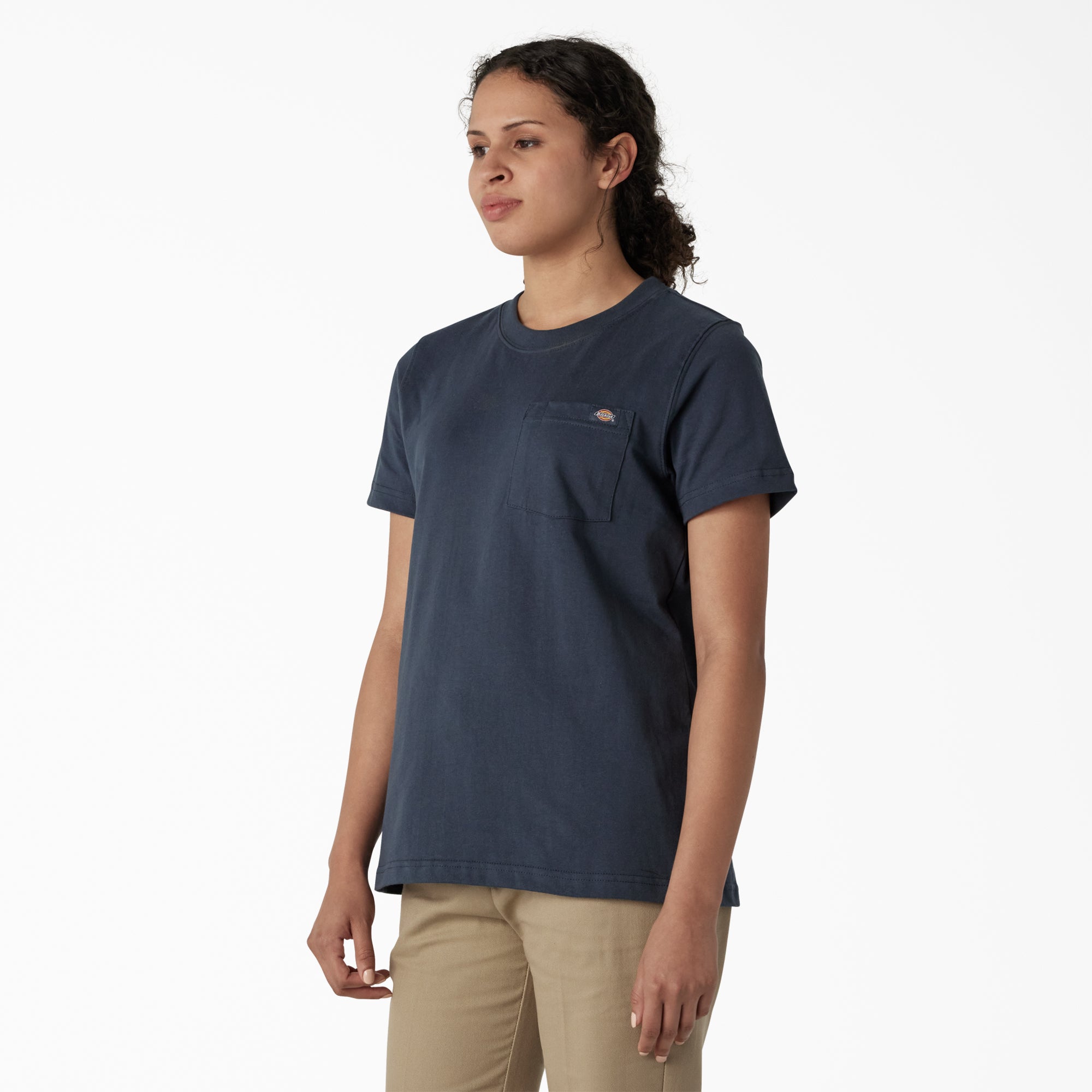 Women's Heavyweight Short Sleeve Pocket T-Shirt - Image 3